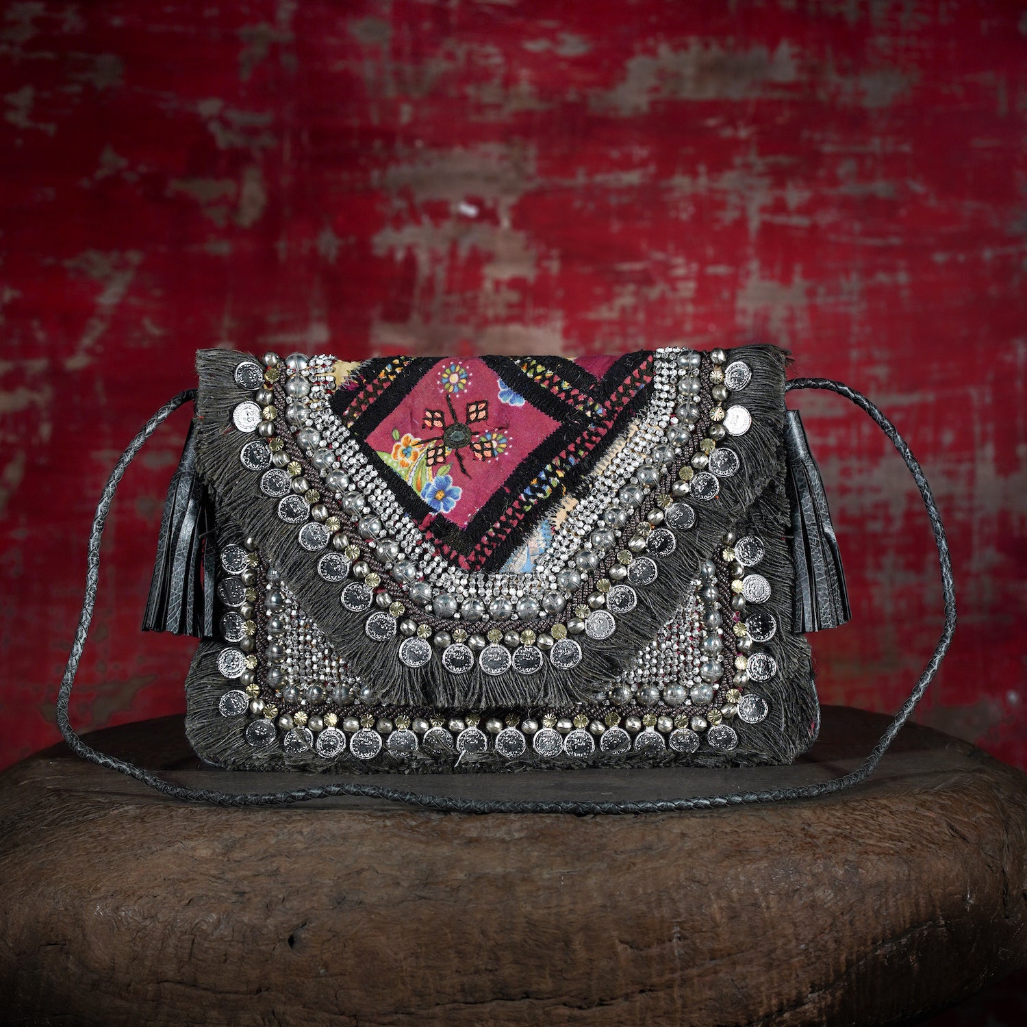 Grey Banjara Clutch 007