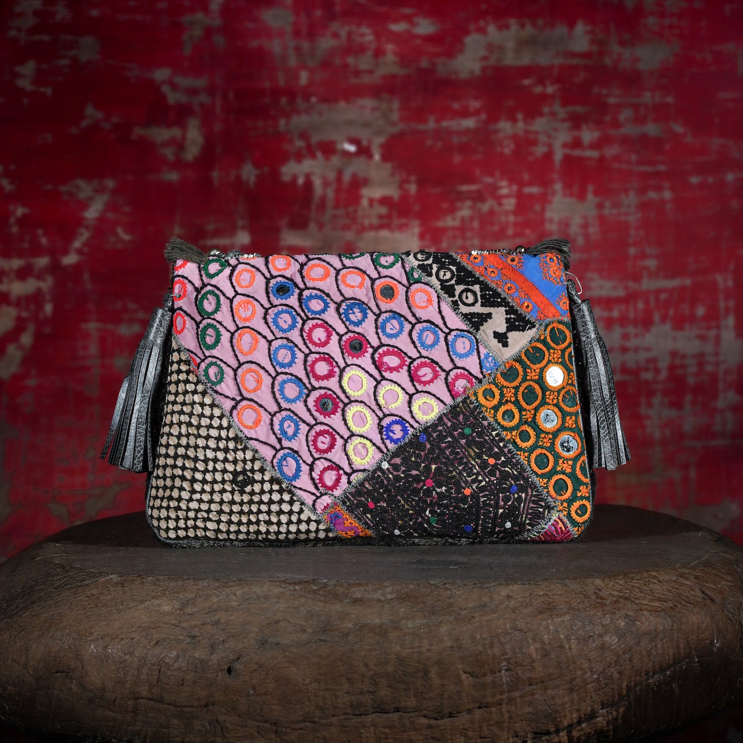 Grey Banjara Clutch 008