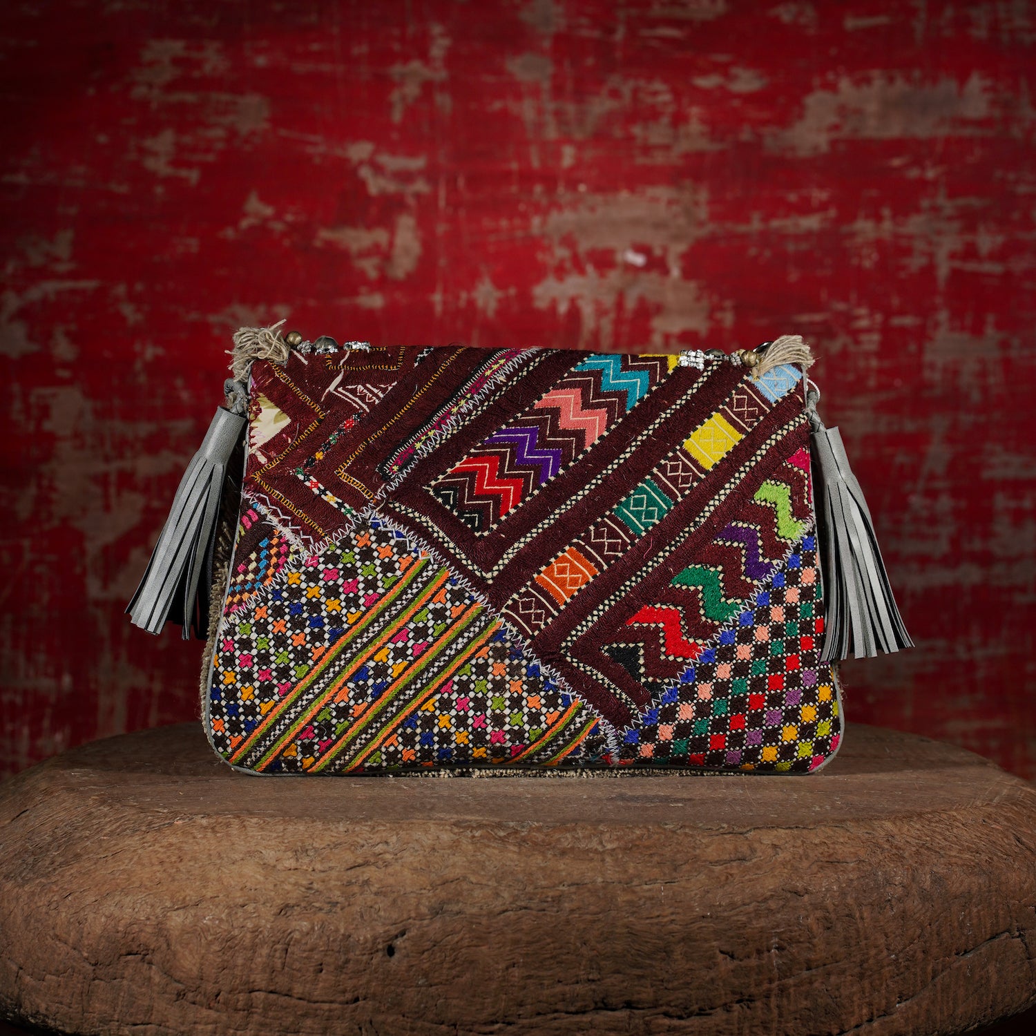 Light Grey Banjara Clutch 005