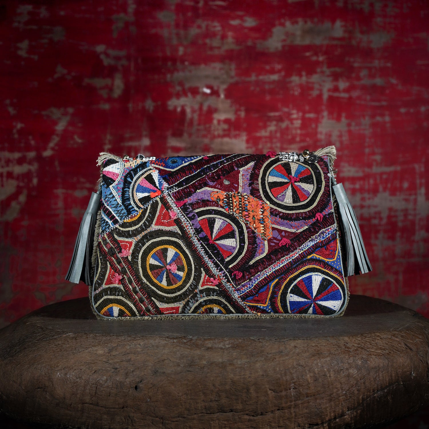 Light Grey Banjara Clutch 006