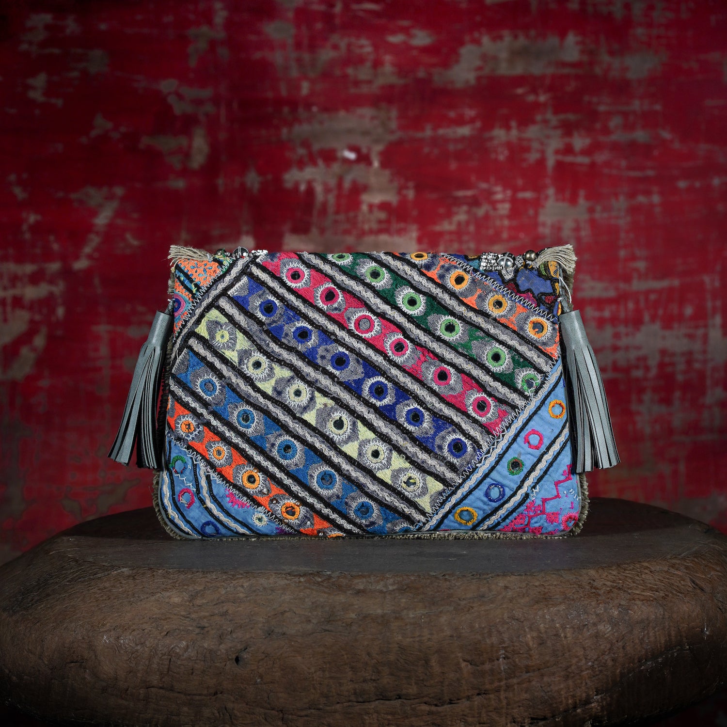 Light Grey Banjara Clutch 009