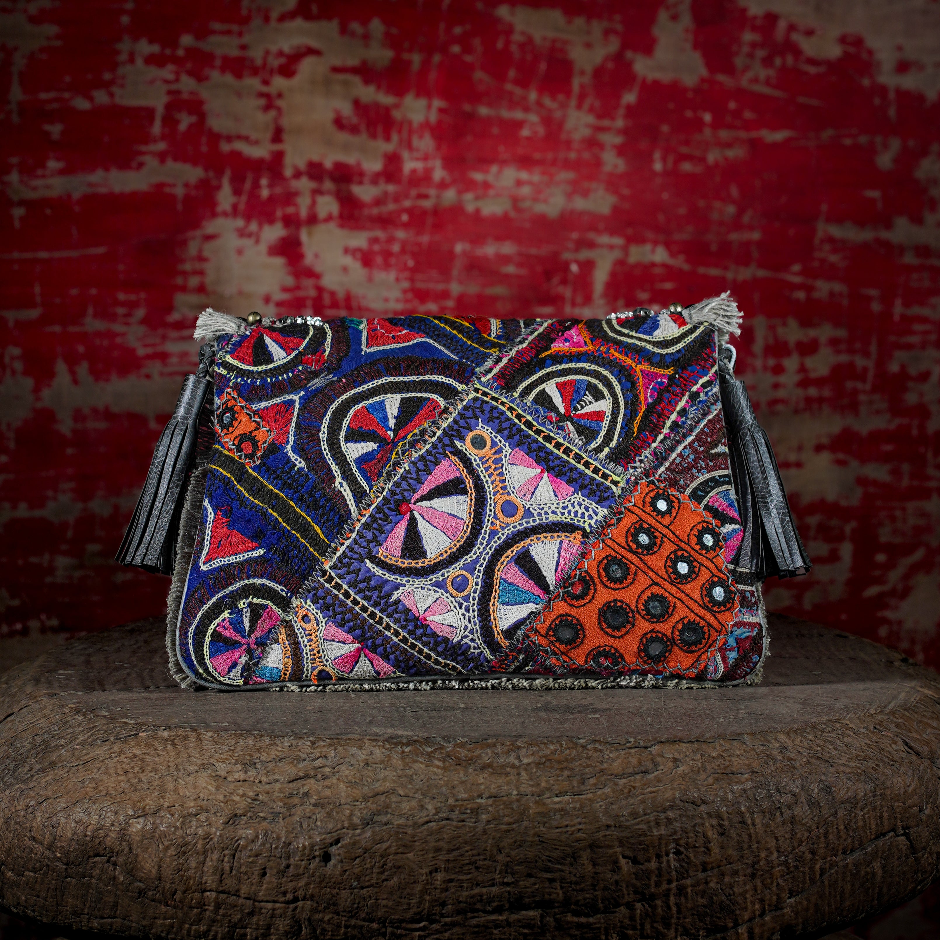 Light Grey Banjara Clutch 011