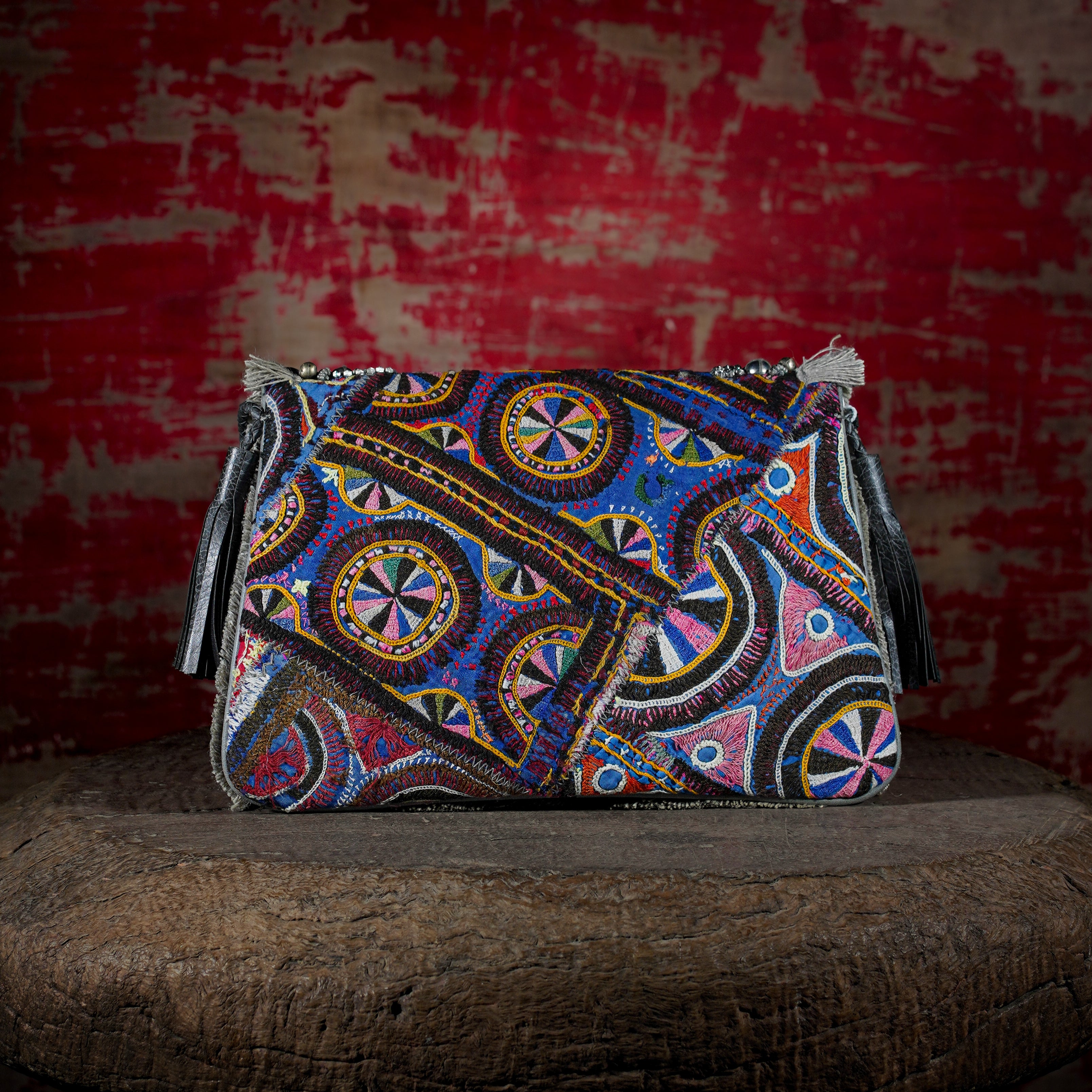 Light Grey Banjara Clutch 014