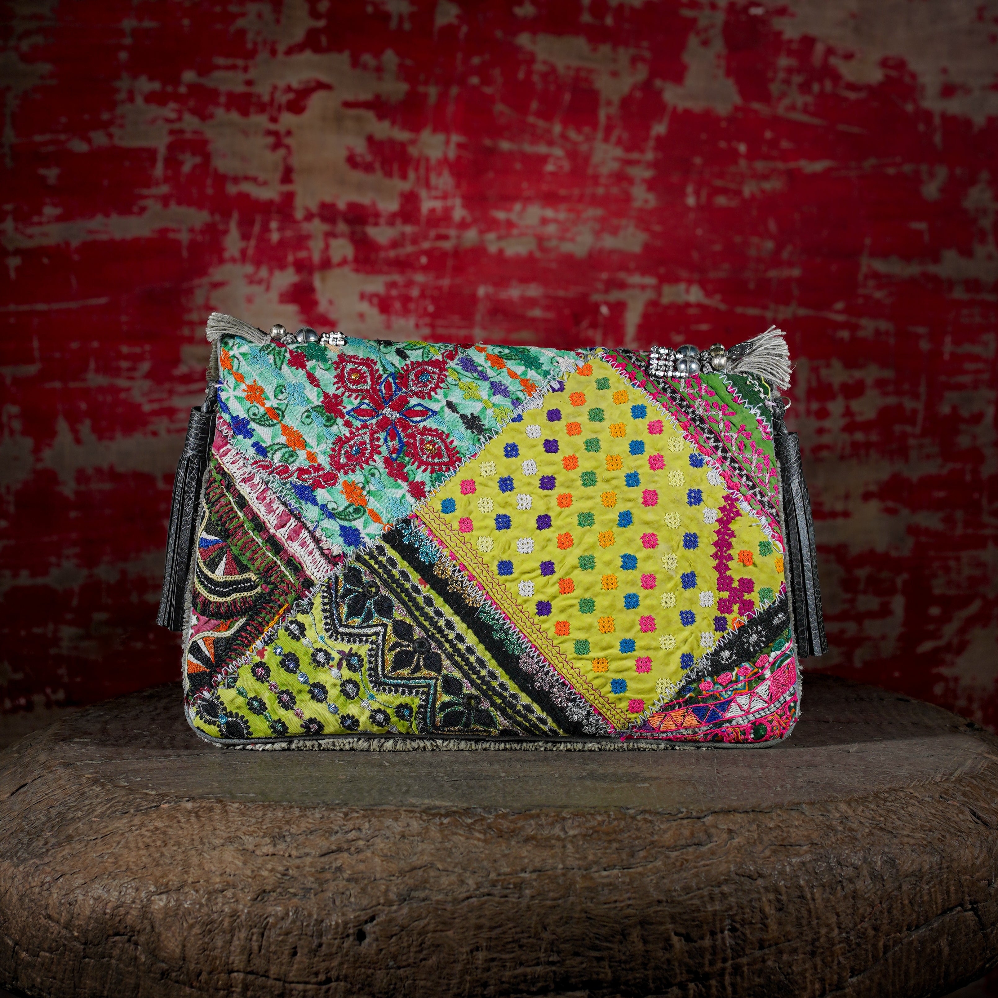 Light Grey Banjara Clutch 020