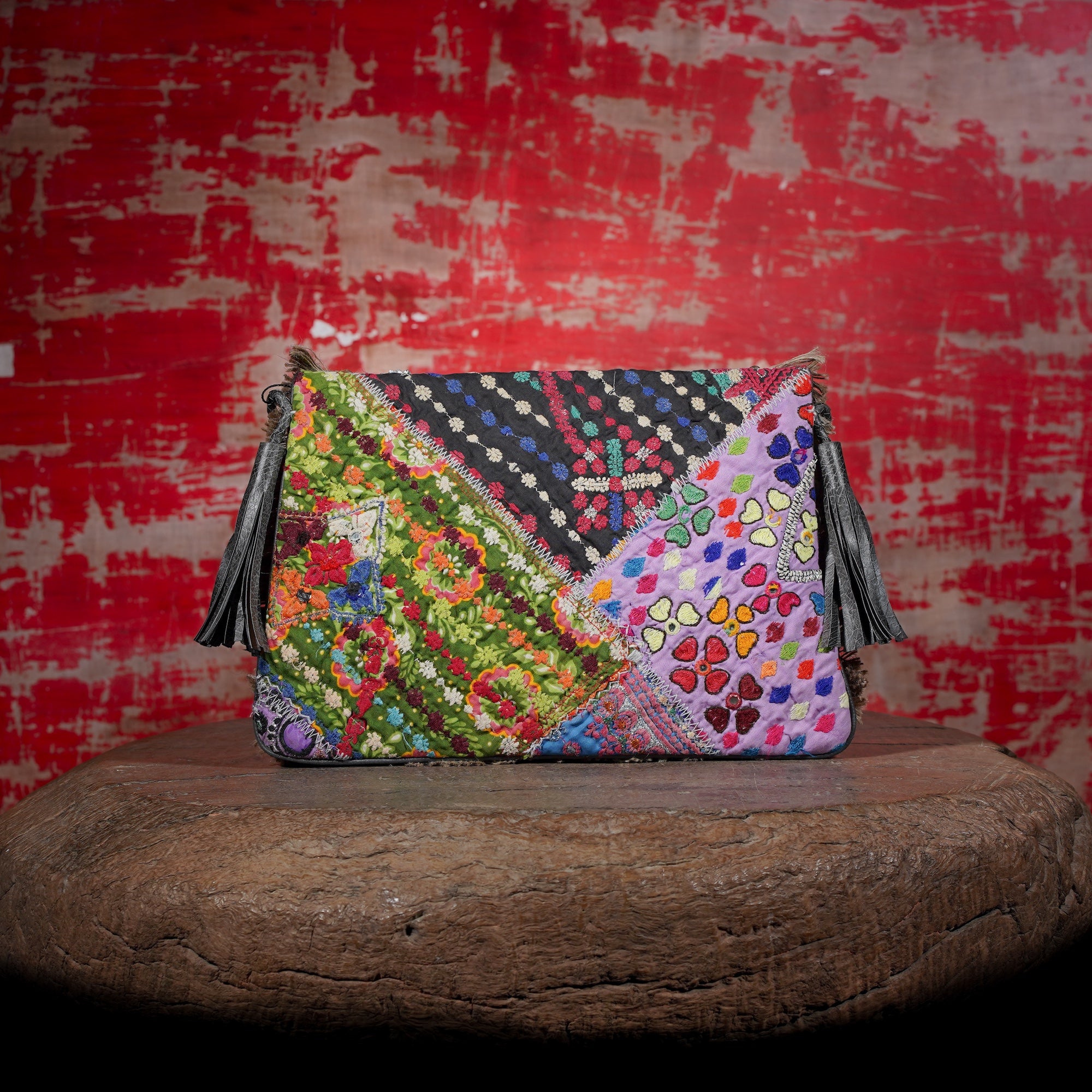 Light Grey Banjara Clutch 034