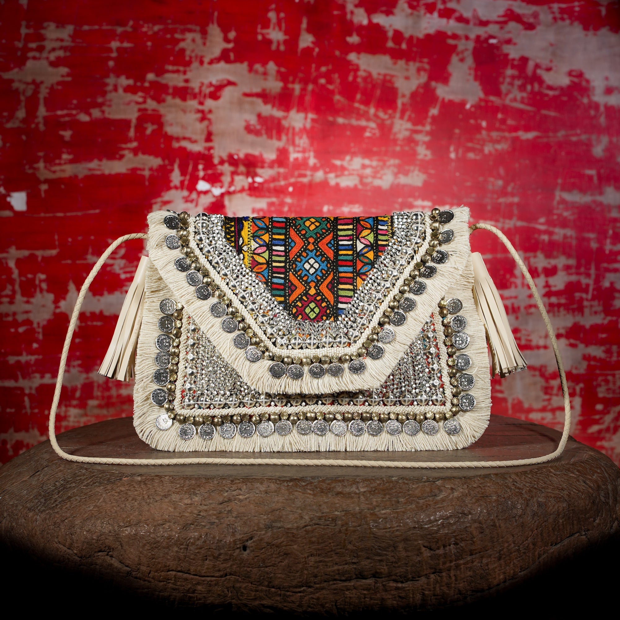 Off White Banjara Clutch 039