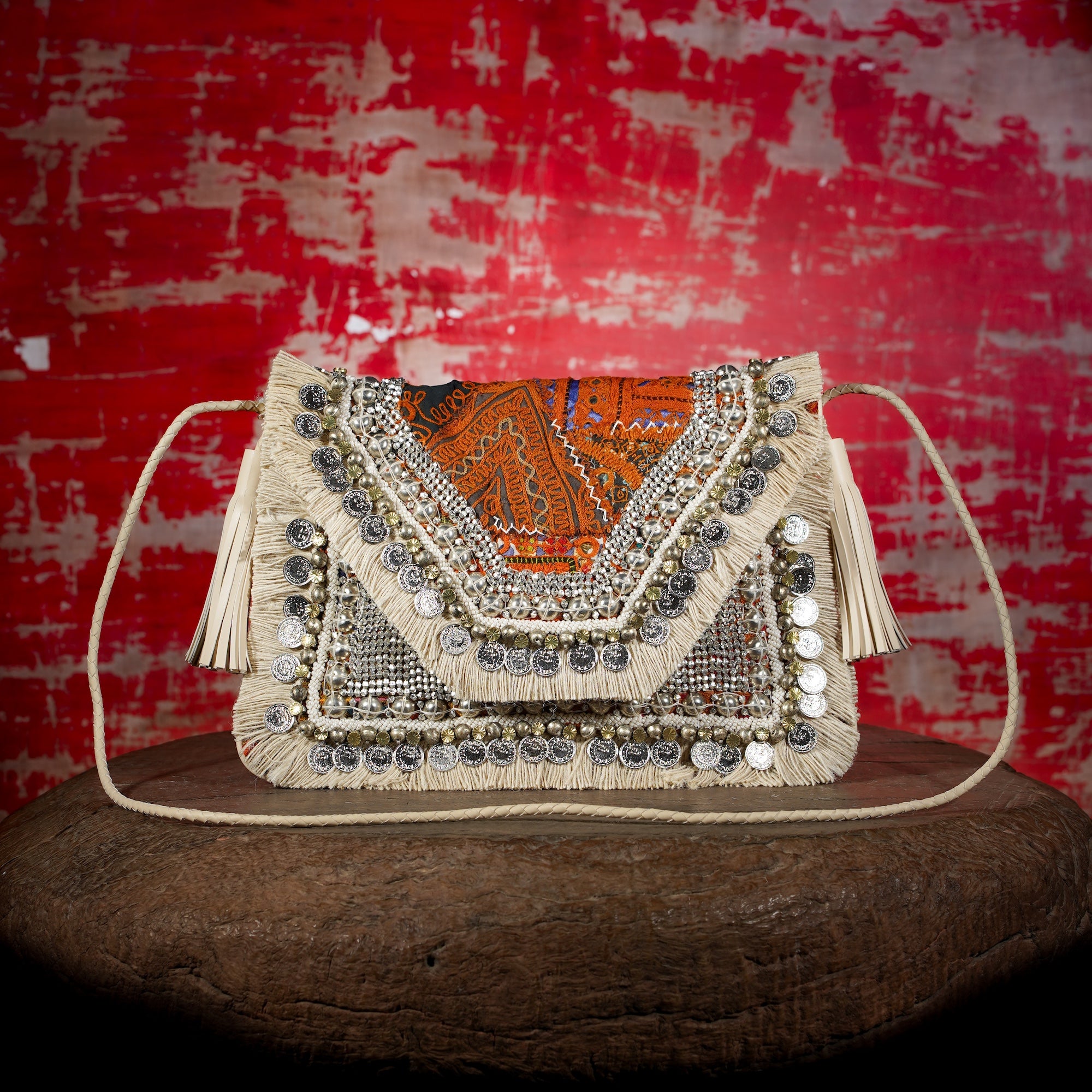 Off White Banjara Clutch 043