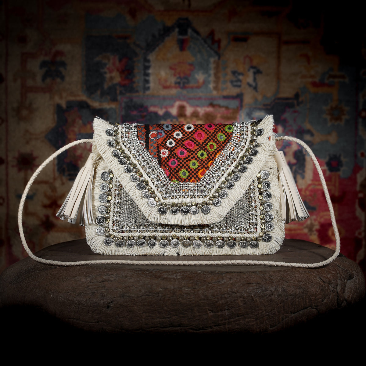 Off White Banjara Clutch 046