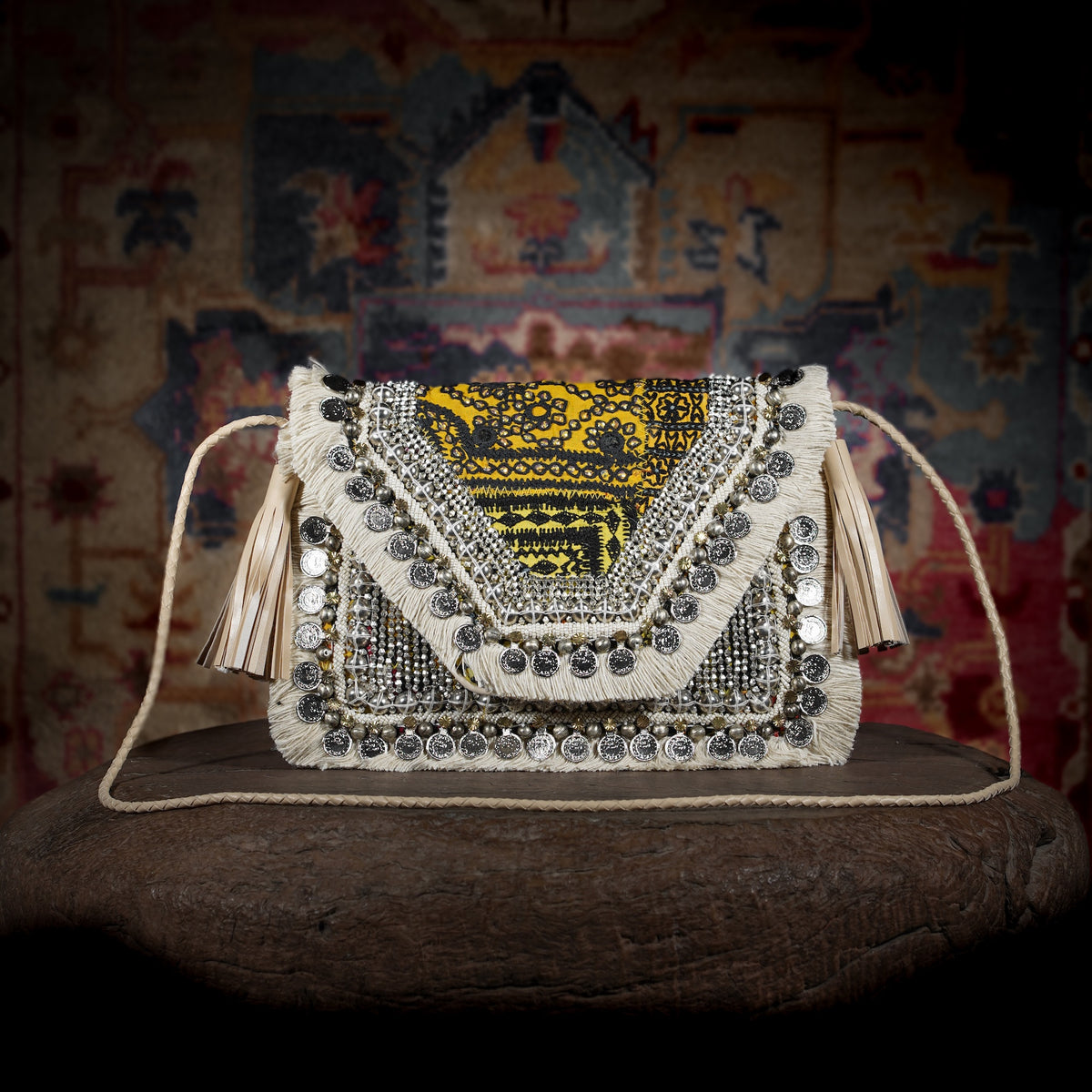 Off White Banjara Clutch 049
