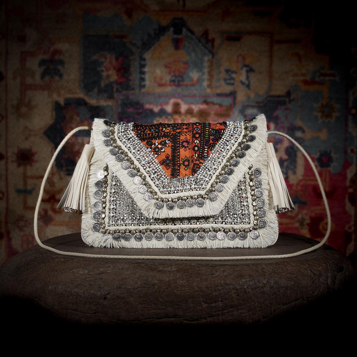 Off White Banjara Clutch 053