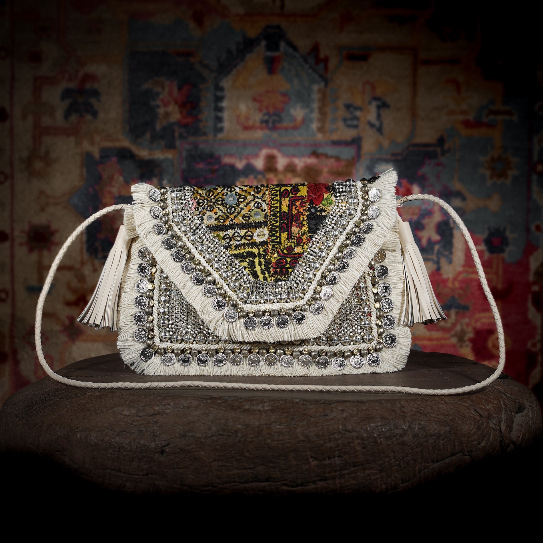 Off White Banjara Clutch 054