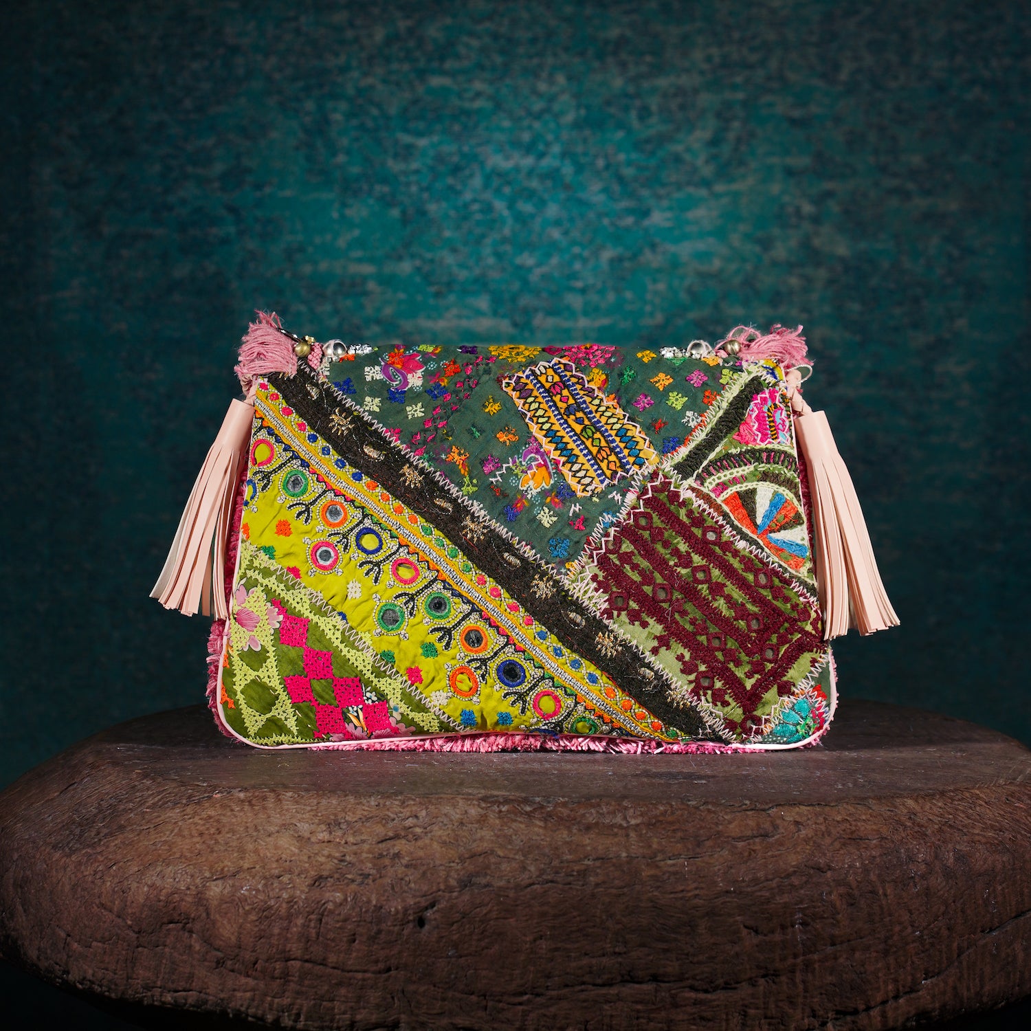 Pink Banjara Clutch 006