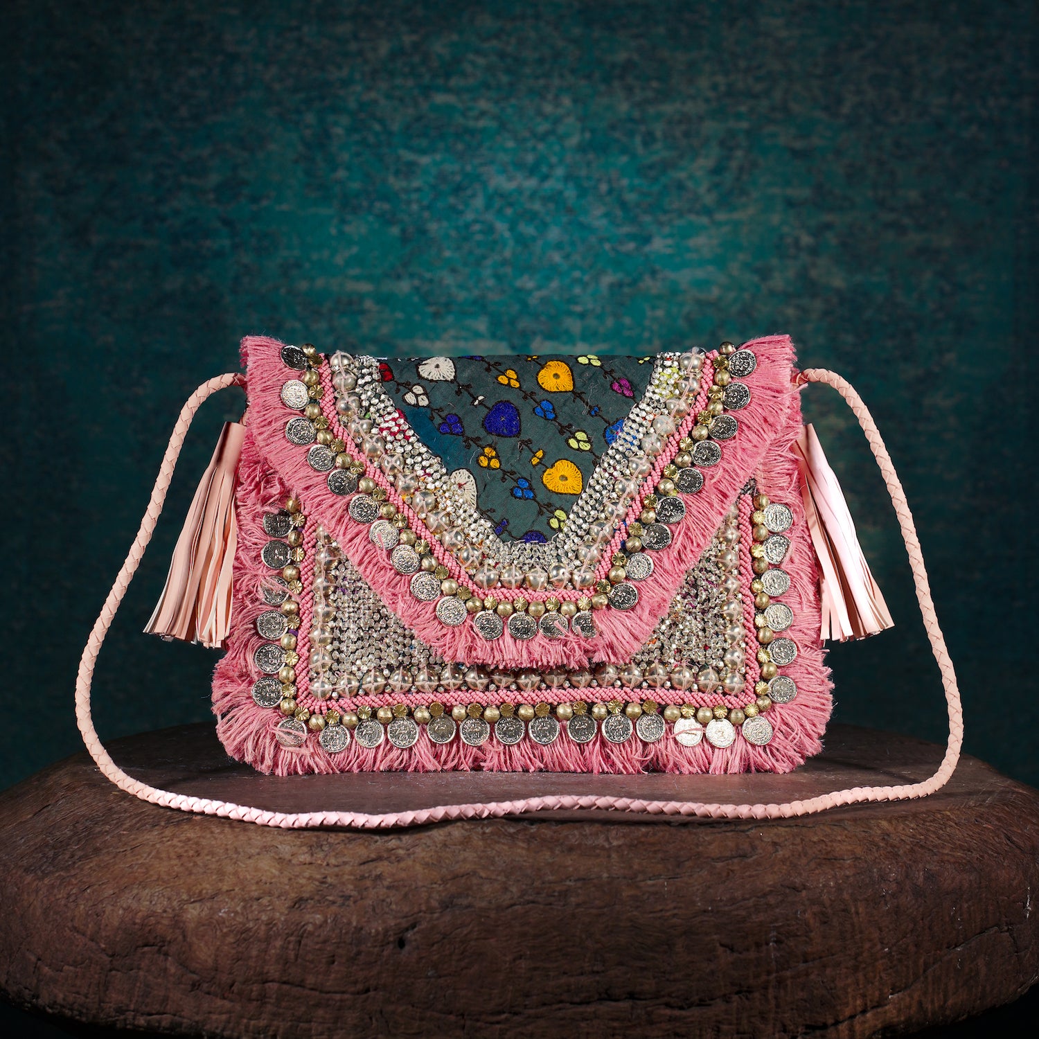 Pink Banjara Clutch 007