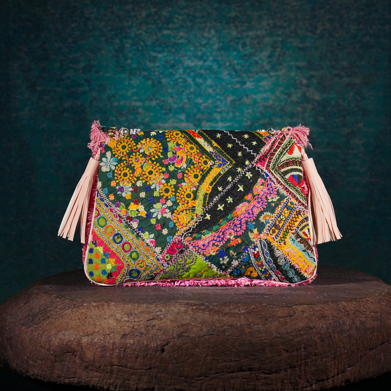 Pink Banjara Clutch 008