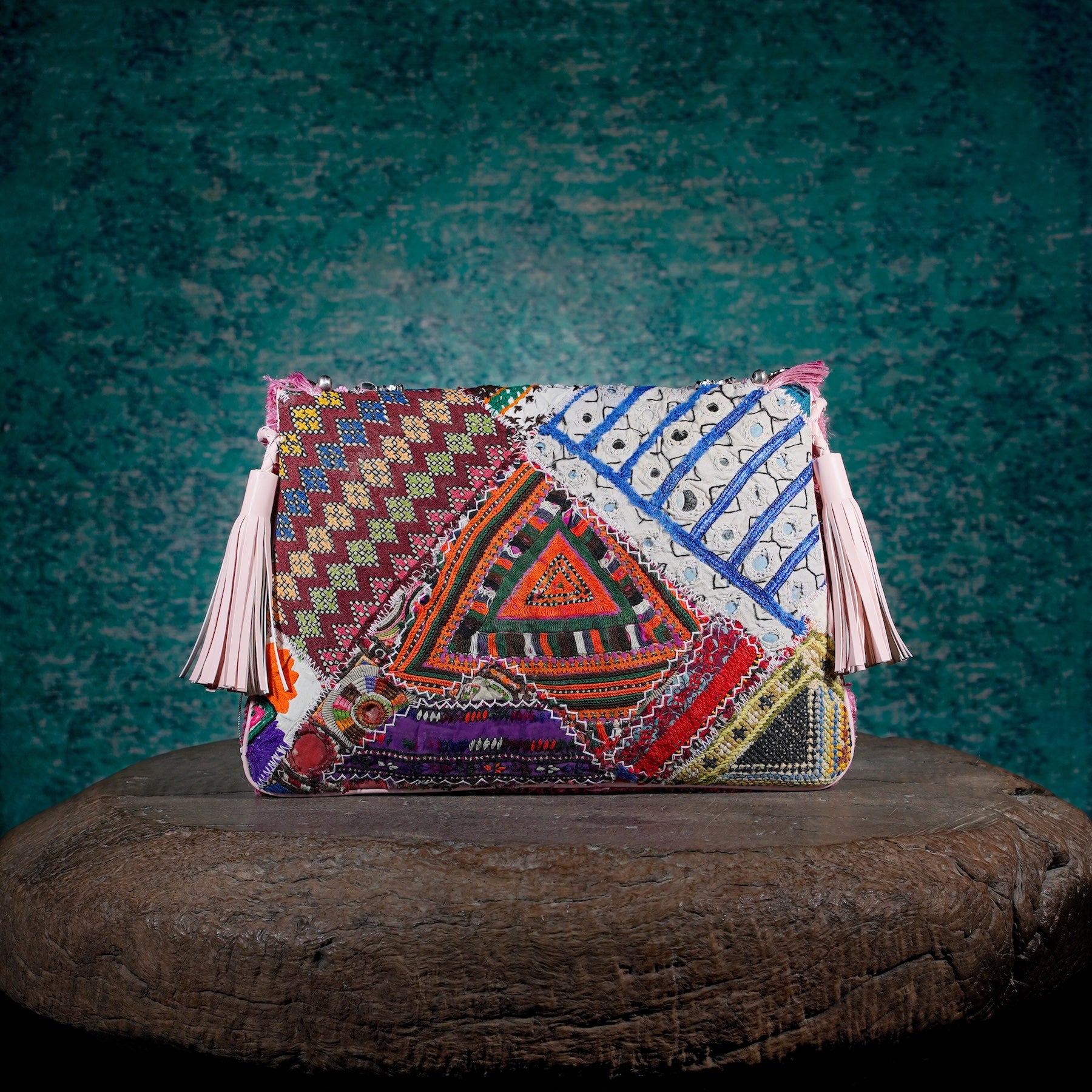 Pink Banjara Clutch 012