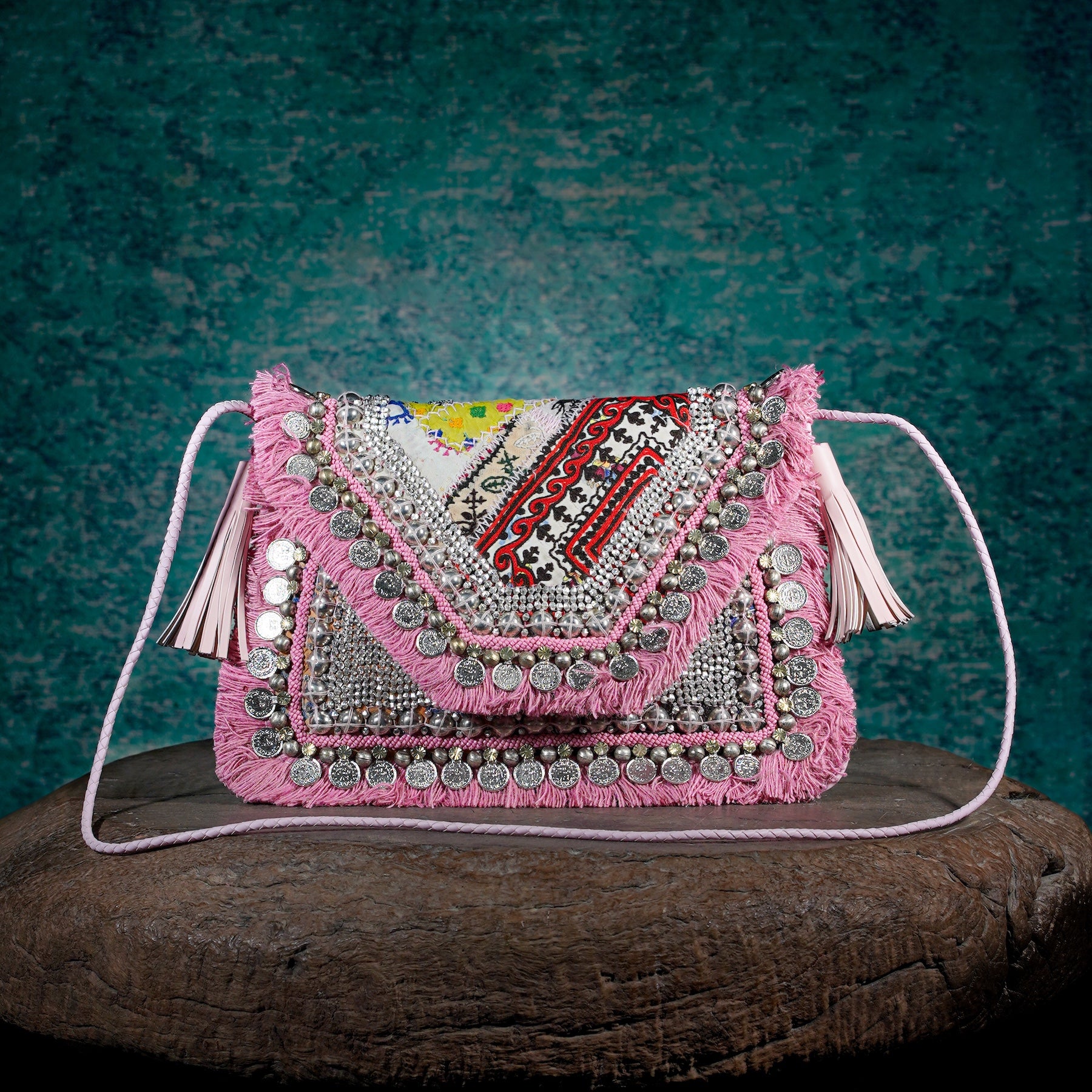 Pink Banjara Clutch 013