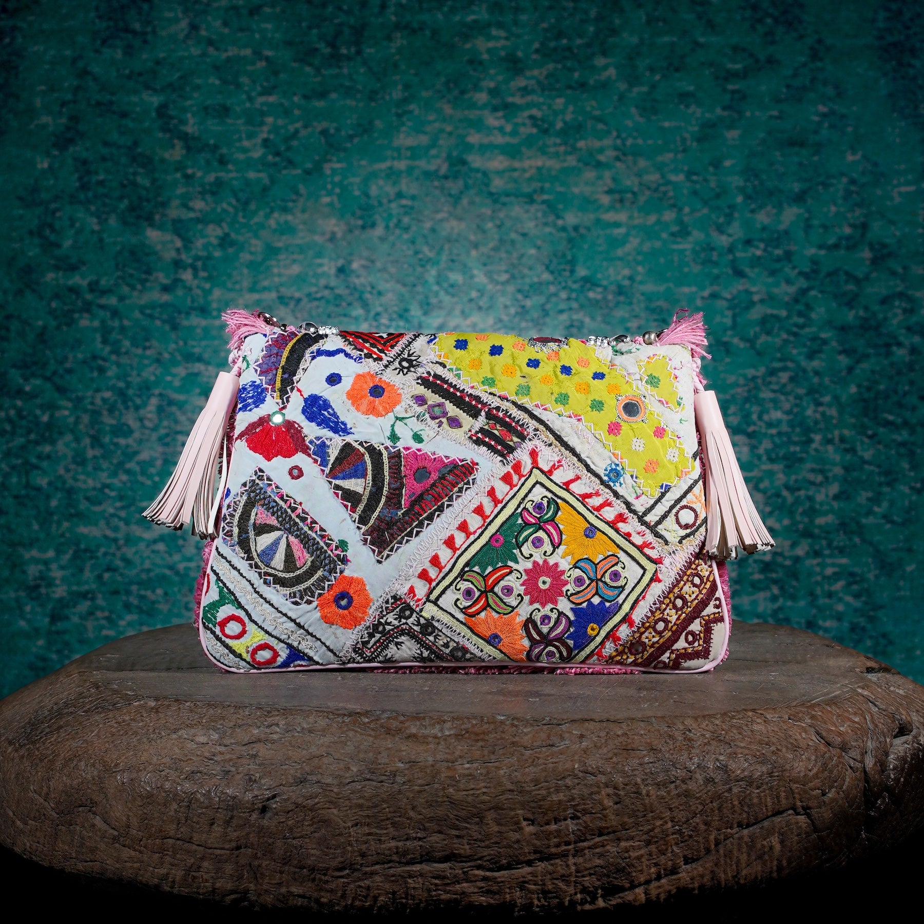 Pink Banjara Clutch 013