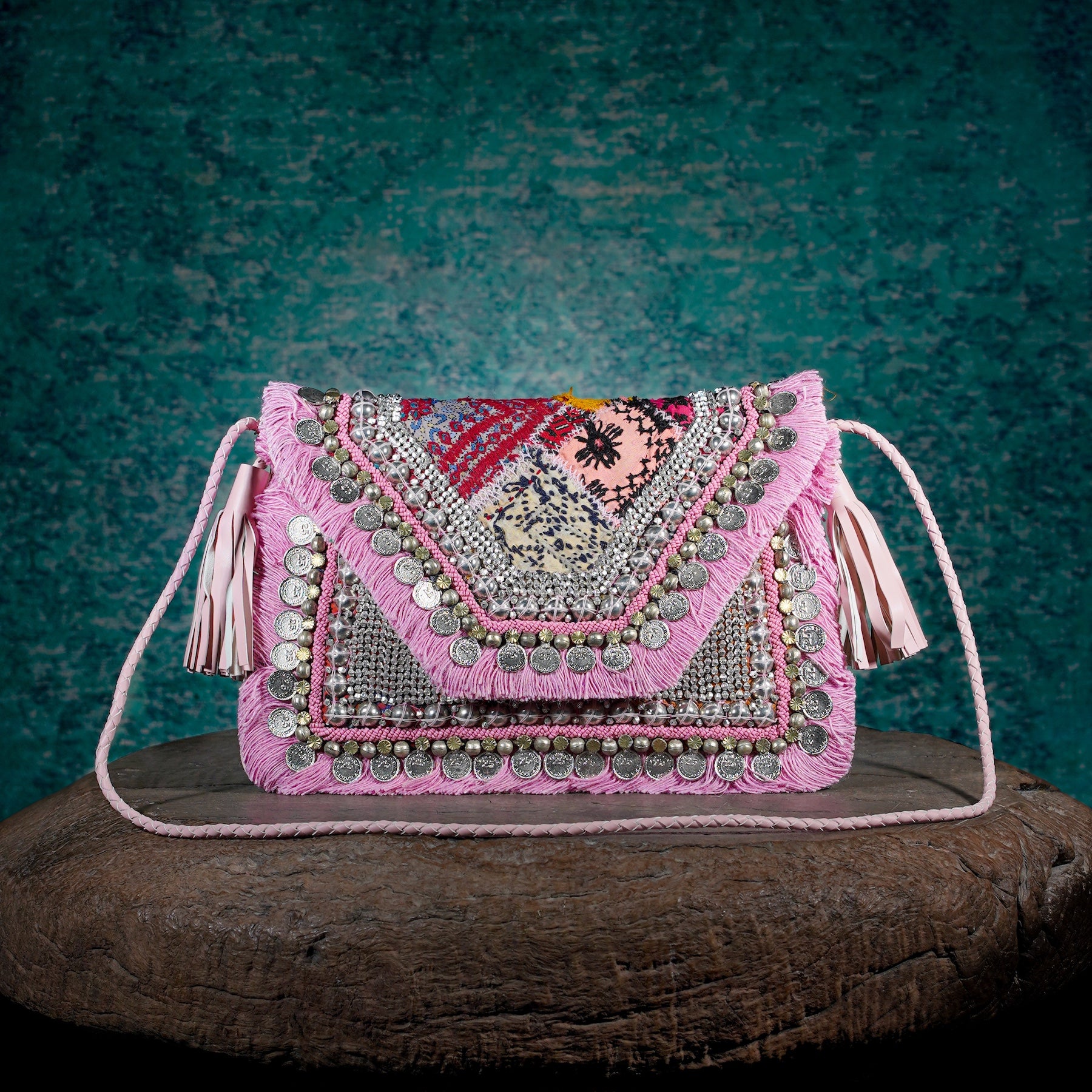 Pink Banjara Clutch 014