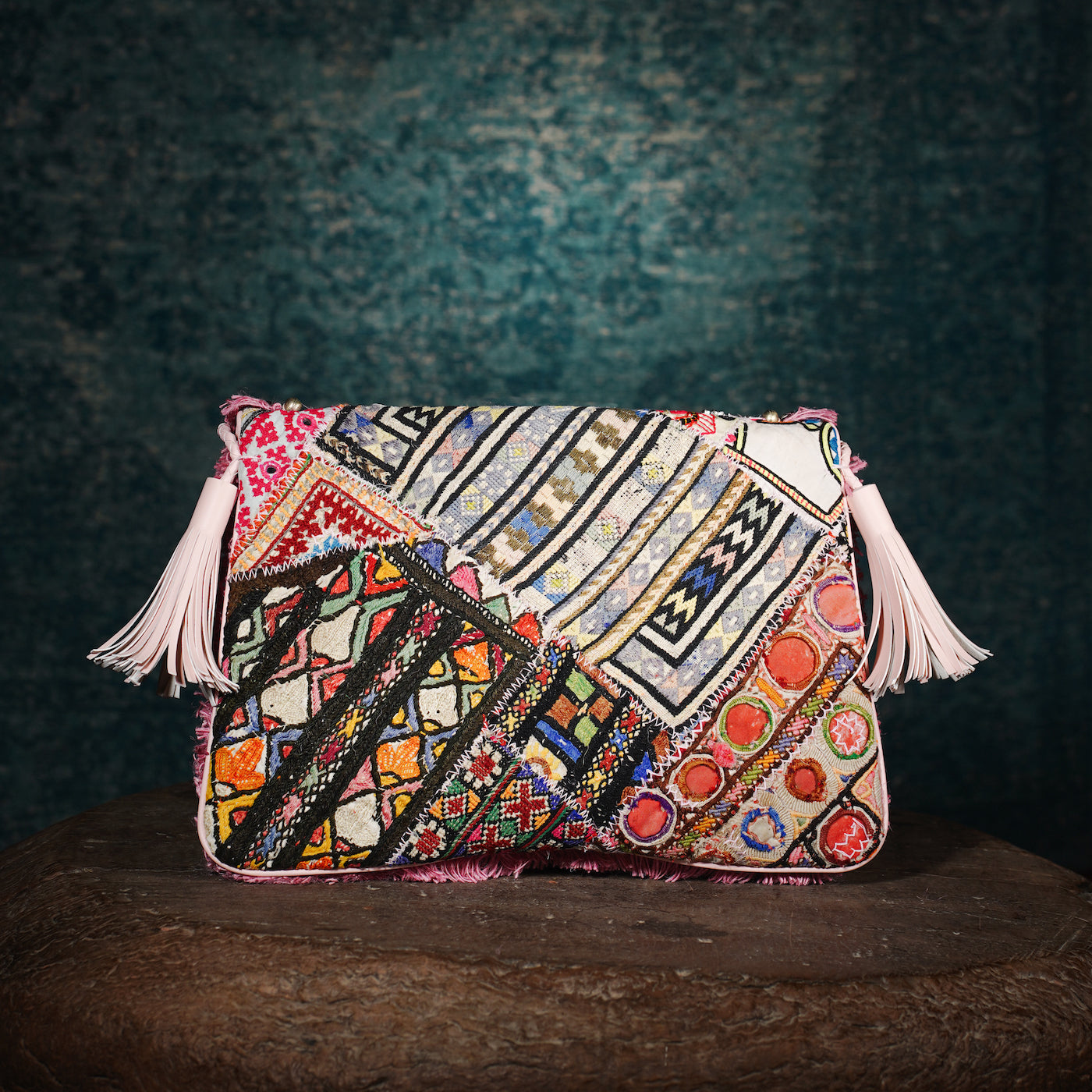 Pink Banjara Clutch 004