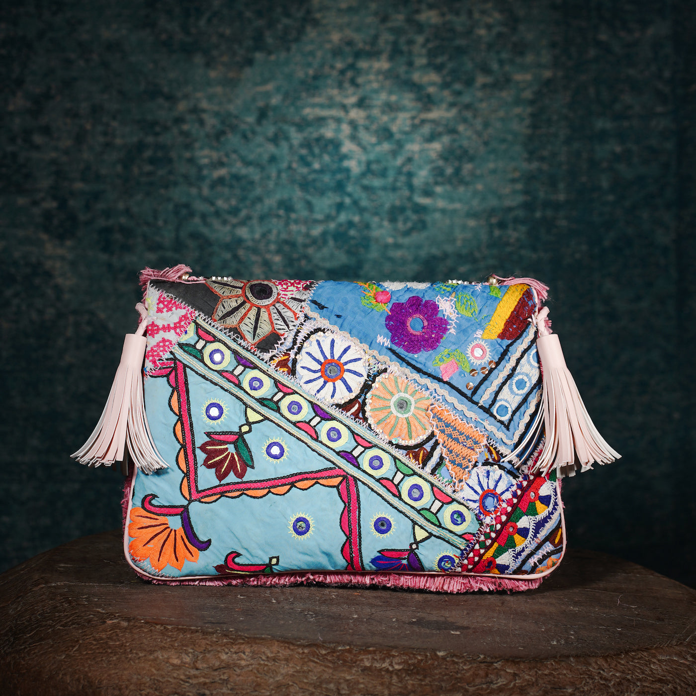 Pink Banjara Clutch 005