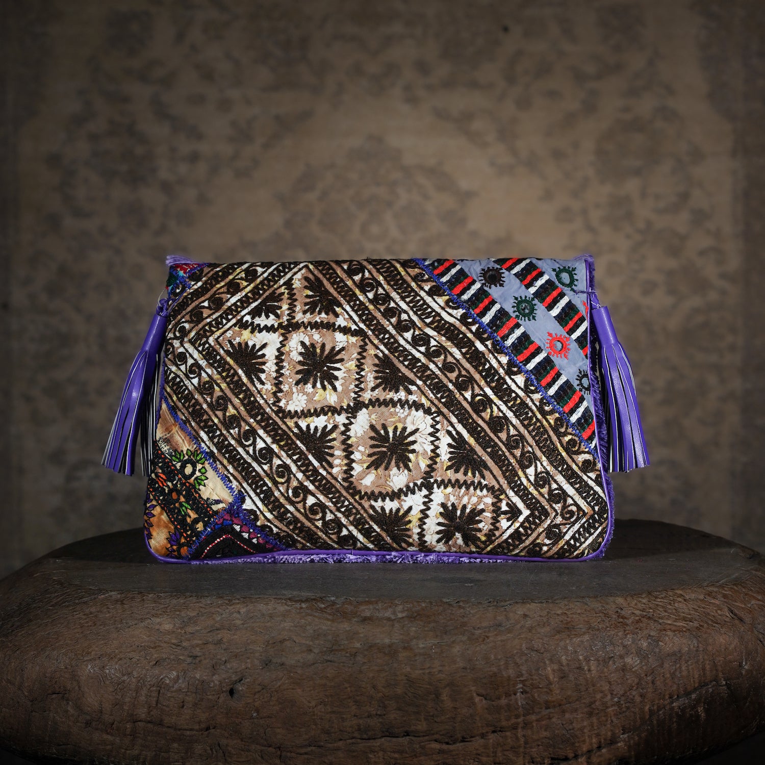 Purple Banjara Clutch 007