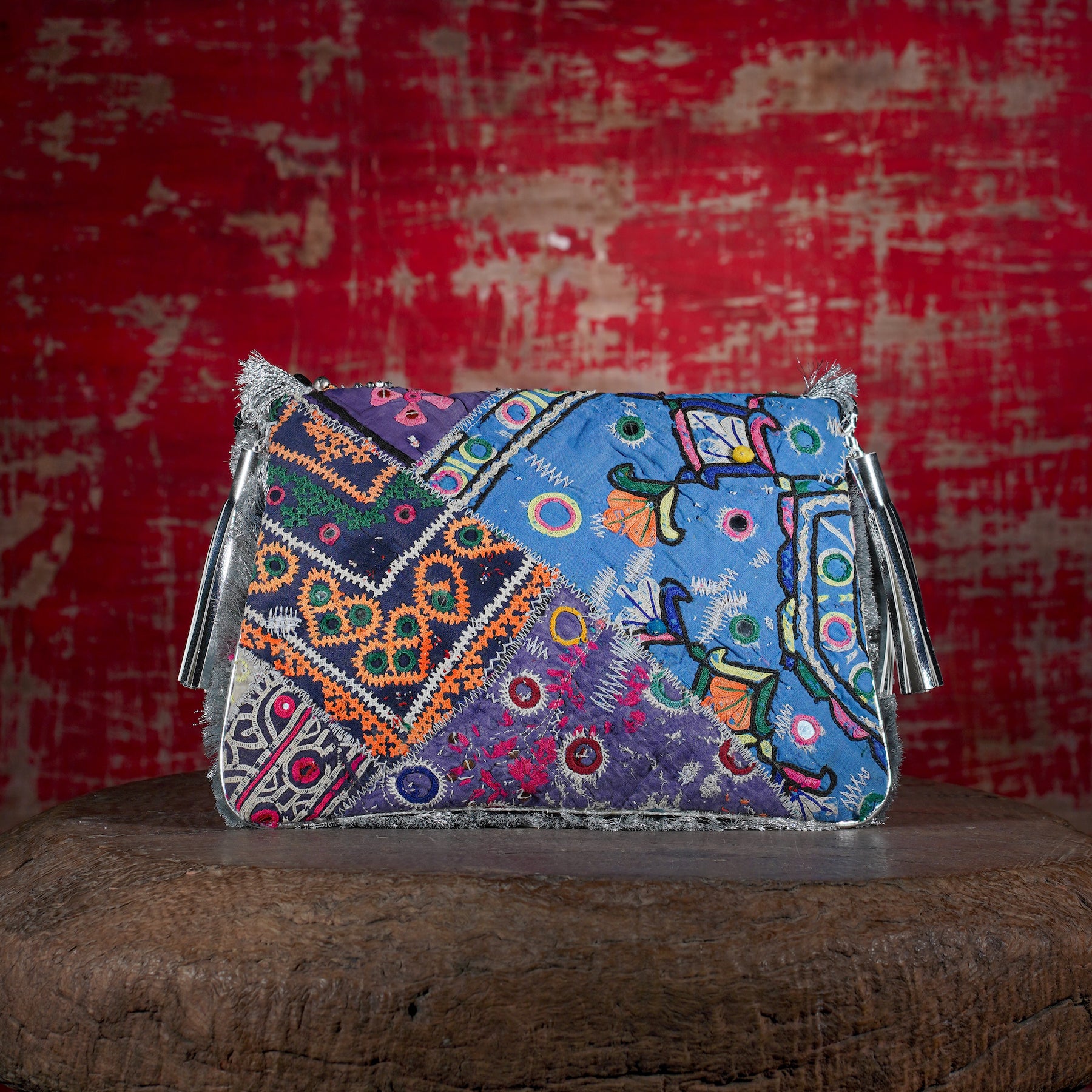 Silver Banjara Clutch 021