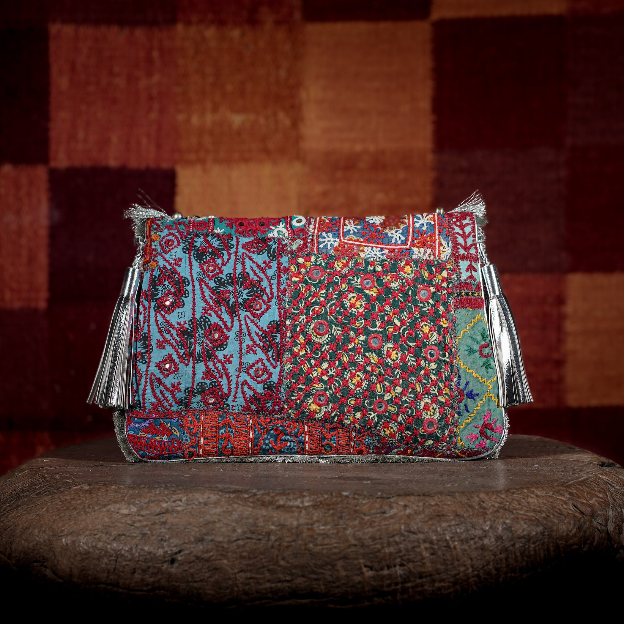 Silver Banjara Clutch 039
