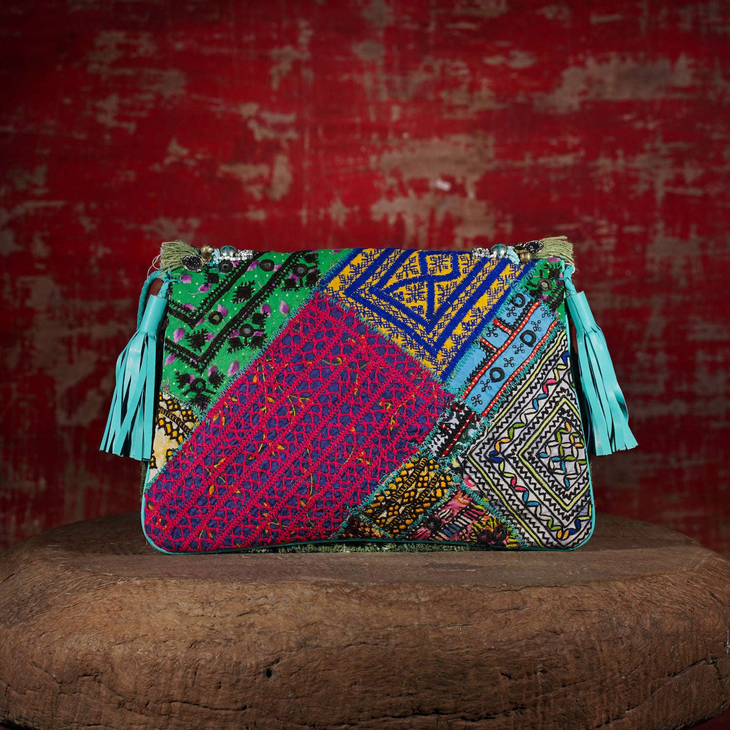 Turquoise Banjara Clutch 007