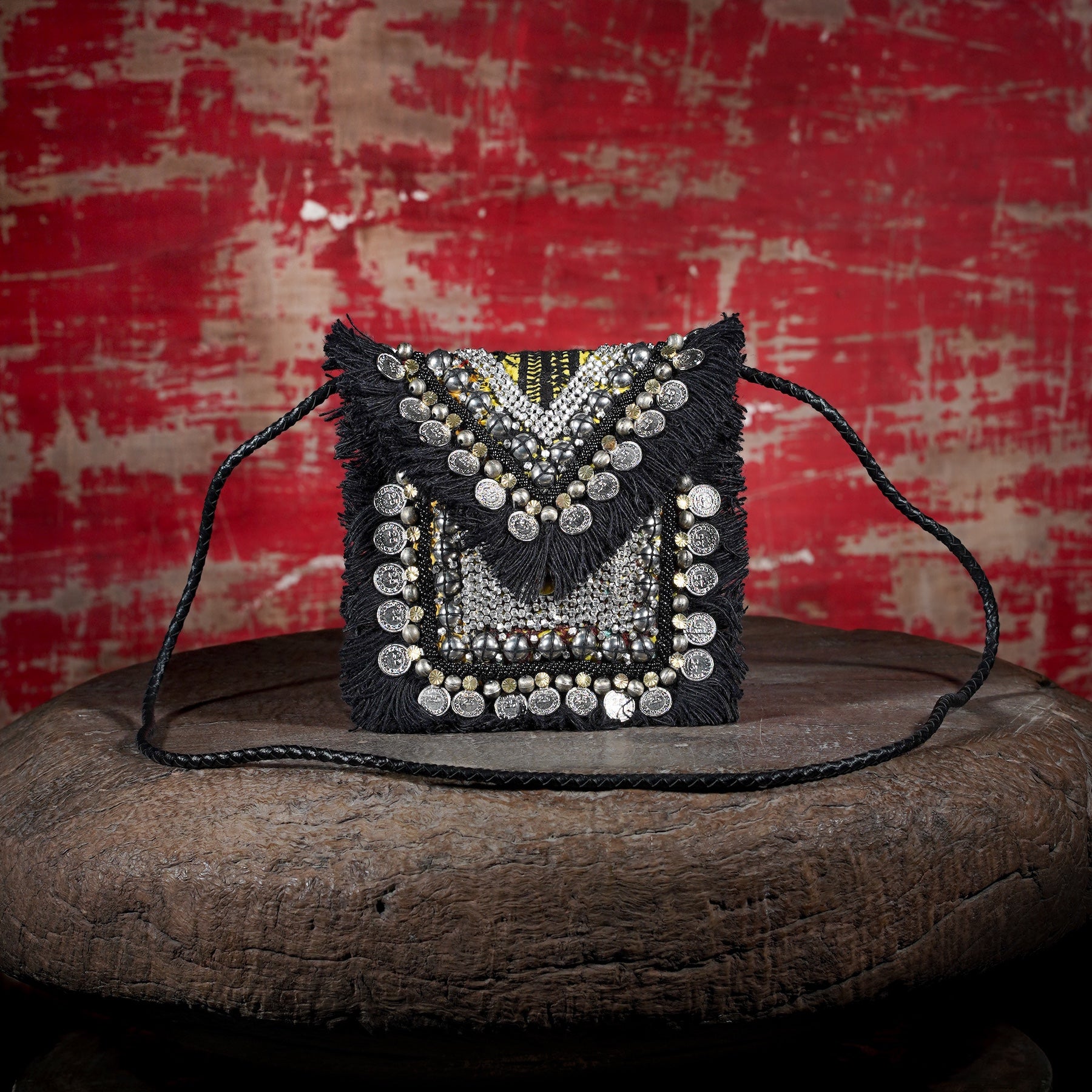 Black Banjara Minion Clutch 017