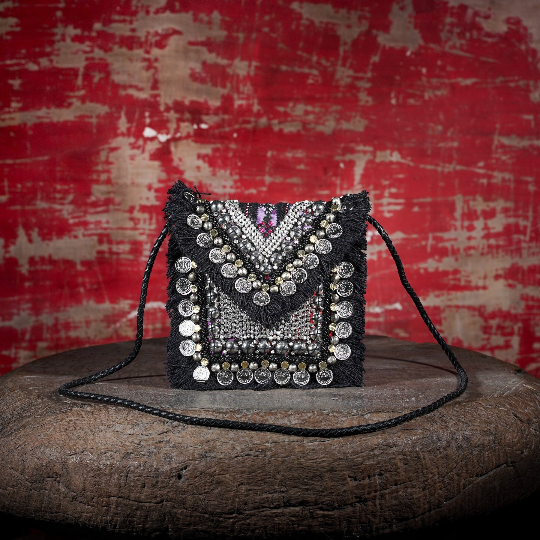 Black Banjara Minion Clutch 019
