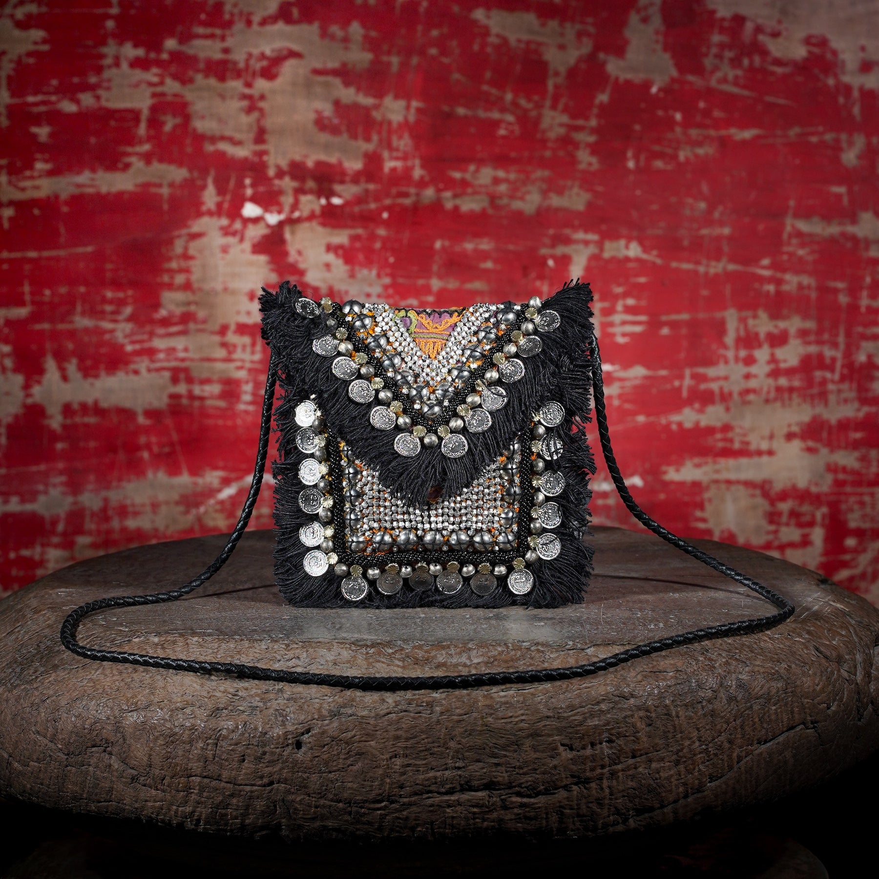Black Banjara Minion Clutch 020
