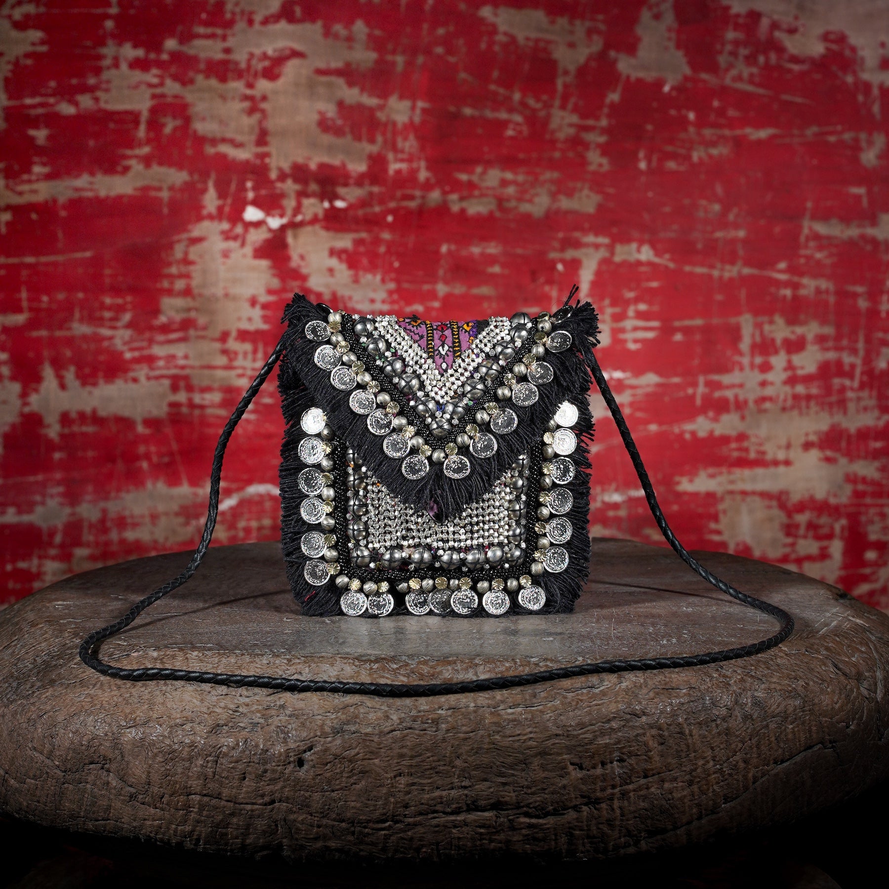 Black Banjara Minion Clutch 023