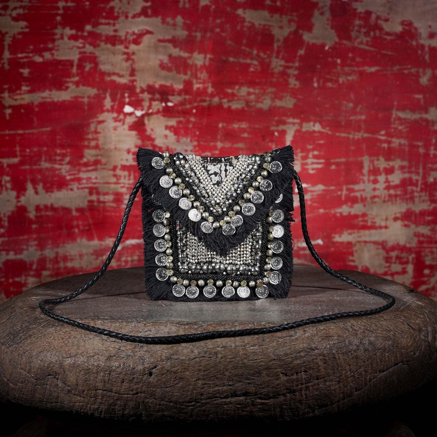 Black Banjara Minion Clutch 027