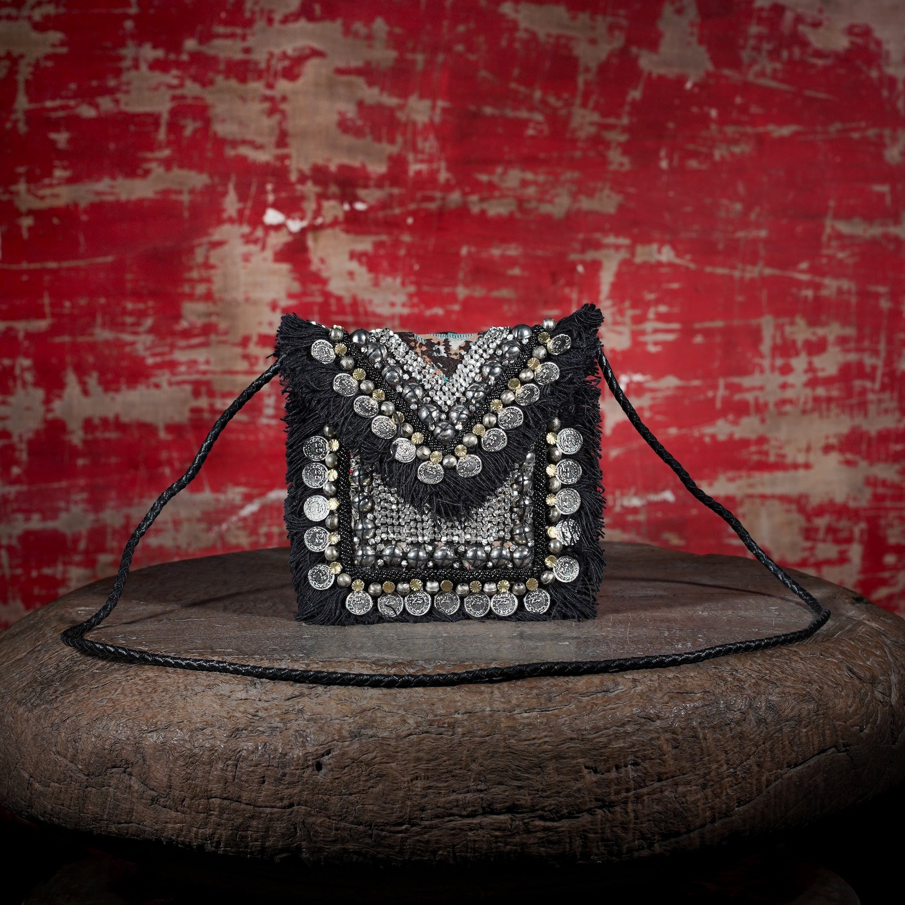 Black Banjara Minion Clutch 029