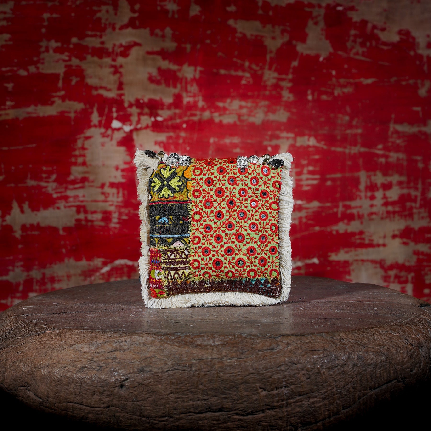 Off White Banjara Minion Clutch 022