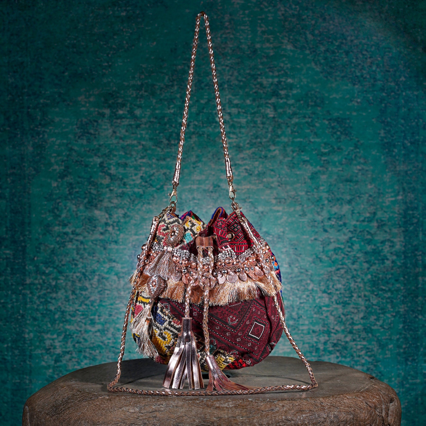 Rose Gold Banjara Potli 016