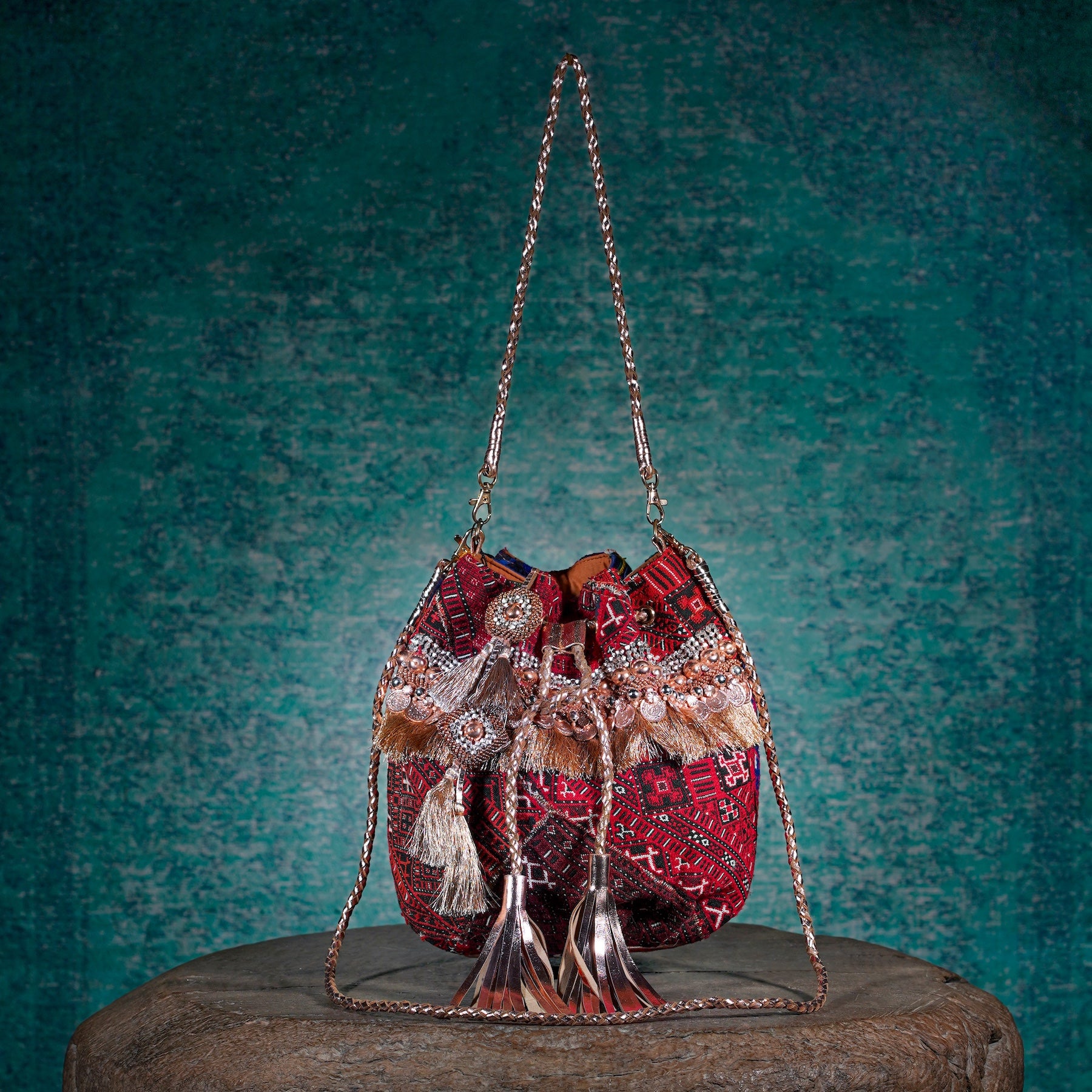Rose Gold Banjara Potli 017