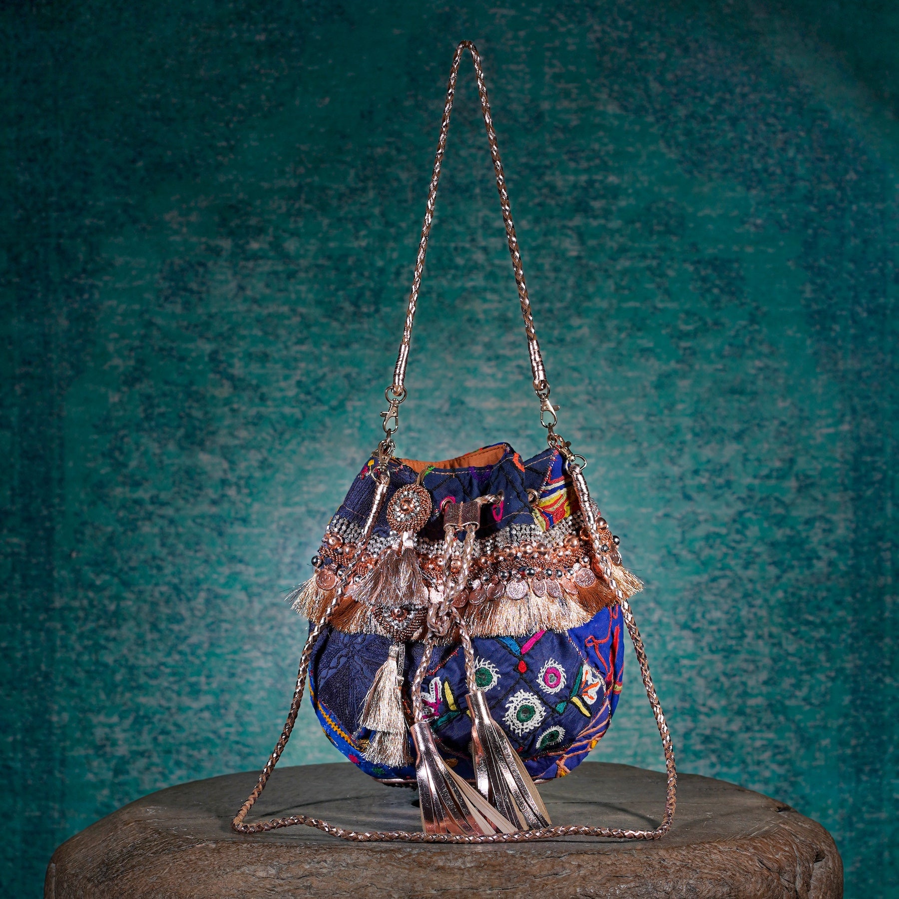 Rose Gold Banjara Potli 018