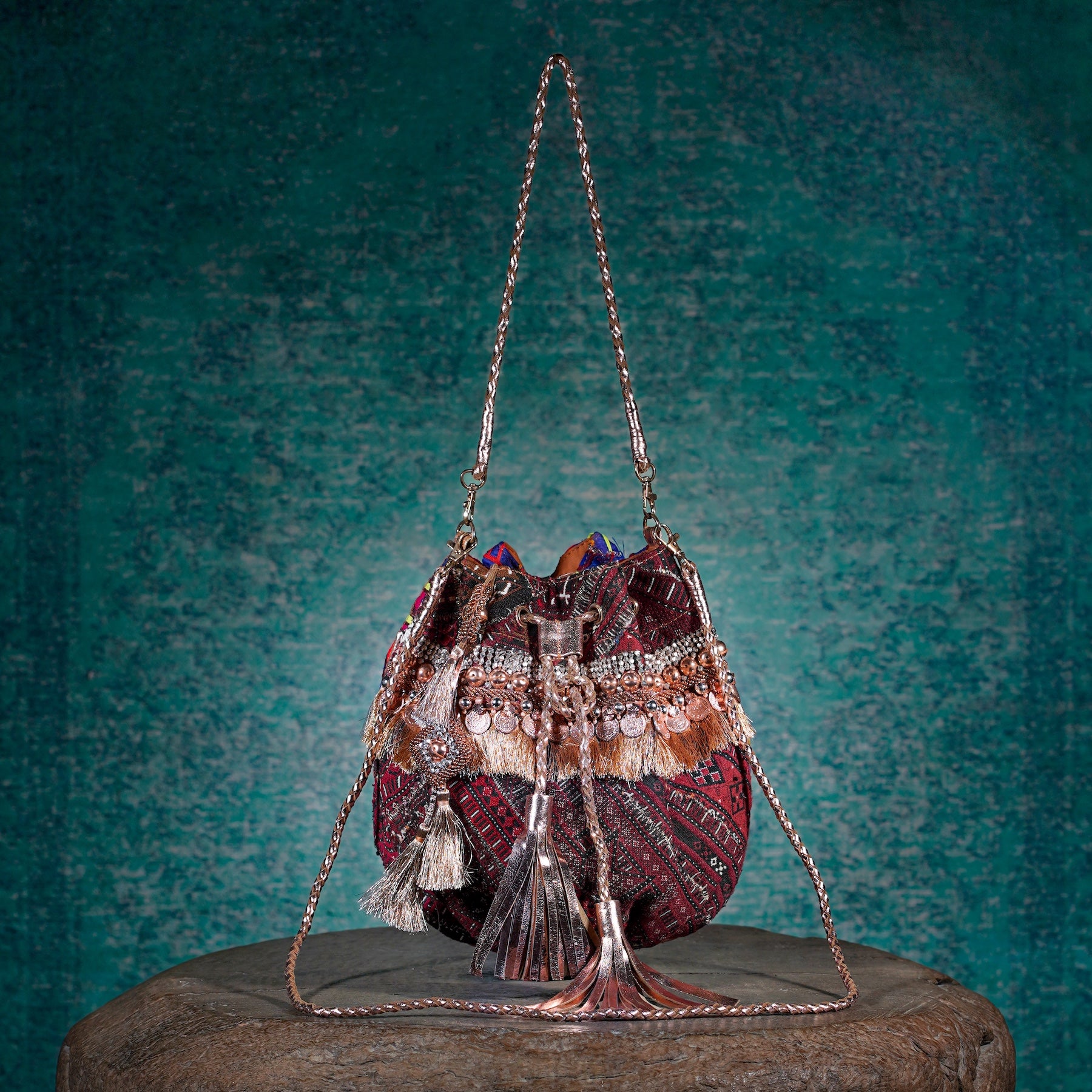Rose Gold Banjara Potli 025
