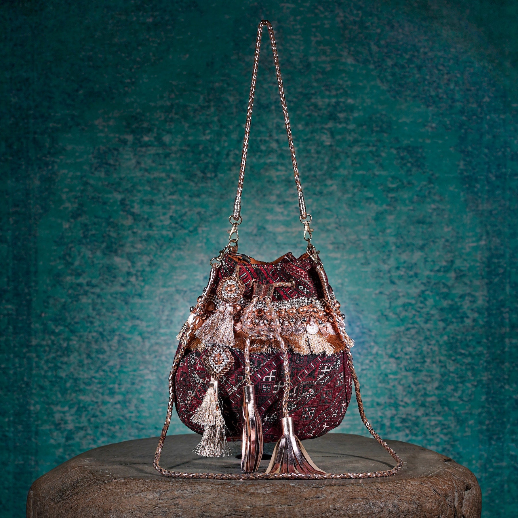 Rose Gold Banjara Potli 026