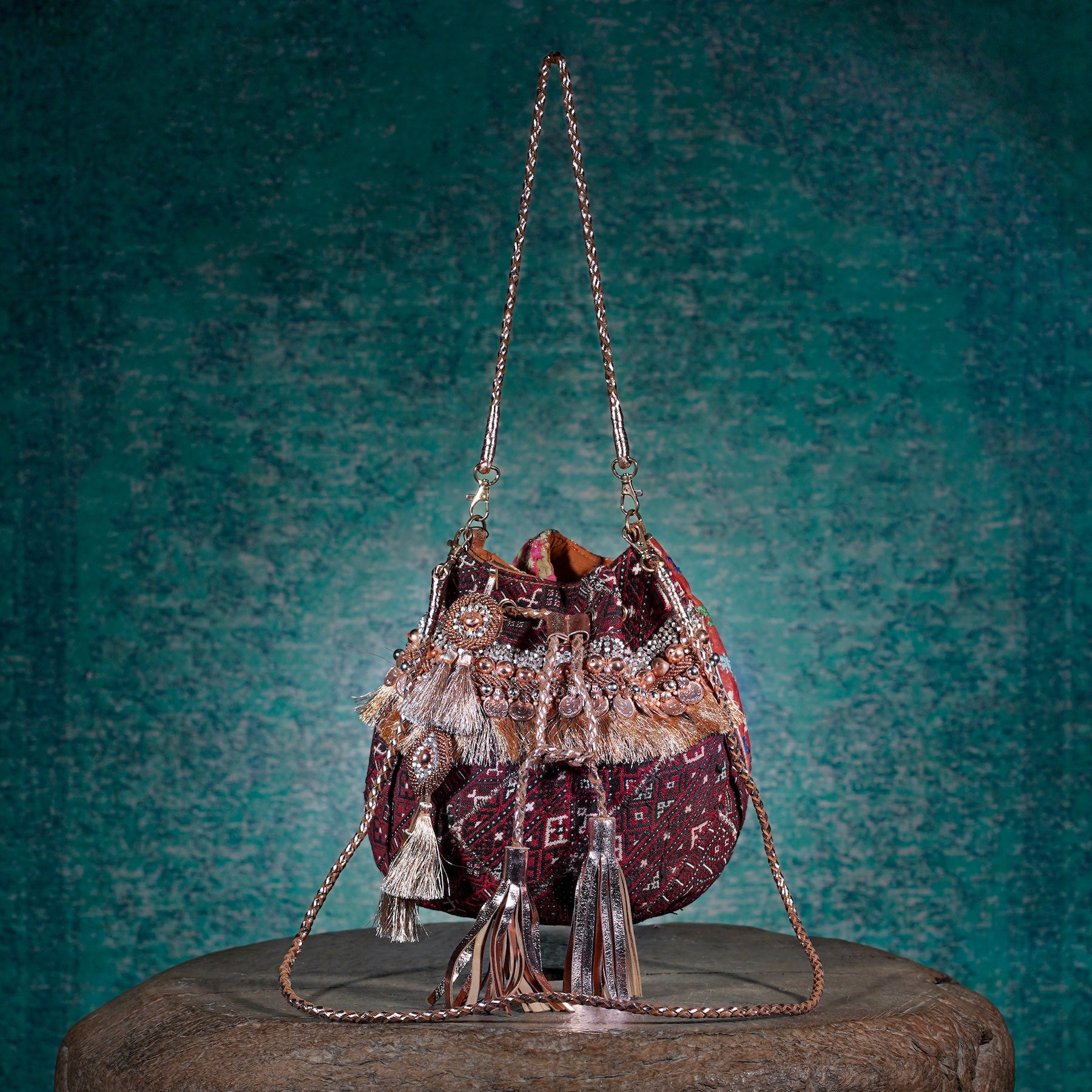 Rose Gold Banjara Potli 029