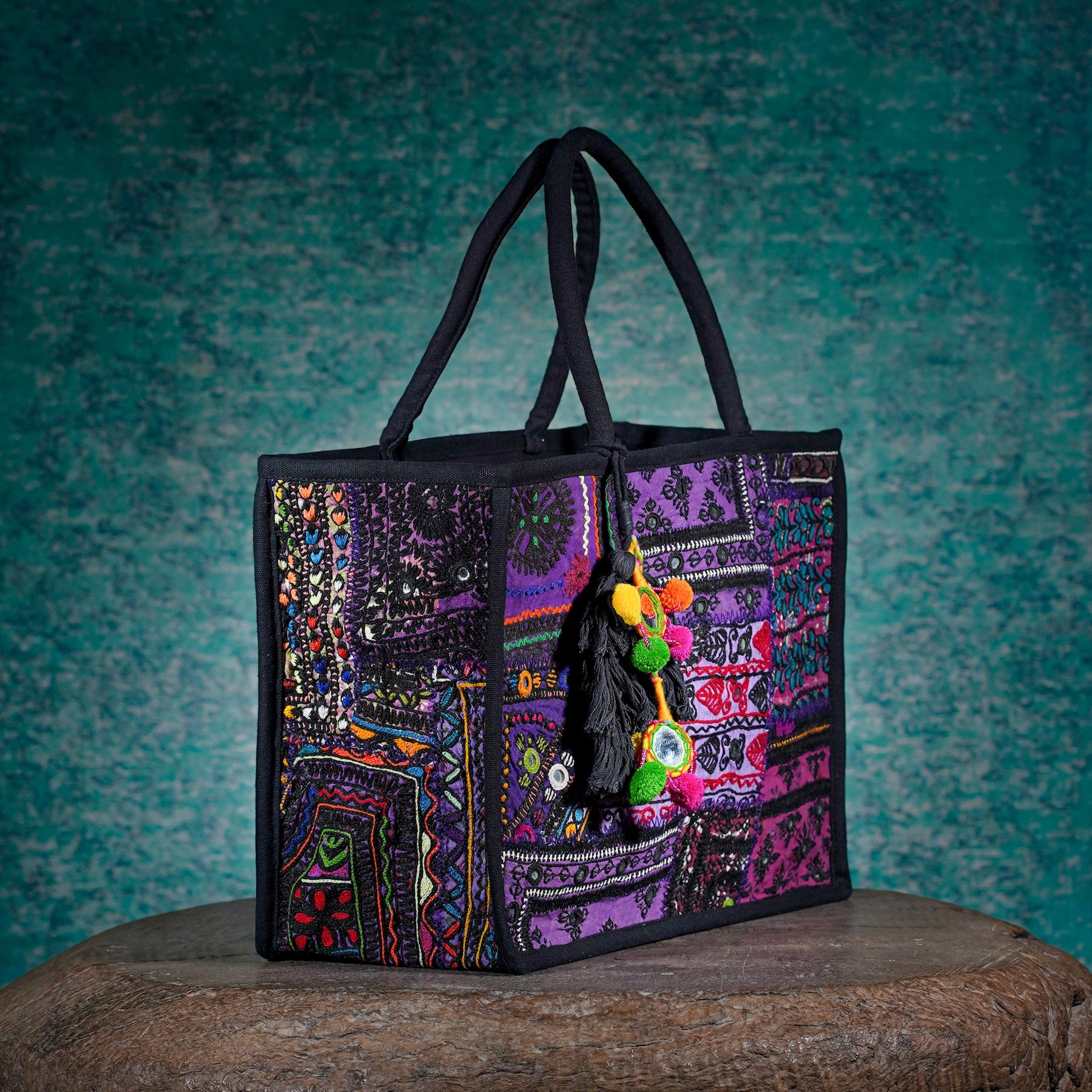 Black Banjara Shopper (Small) 008
