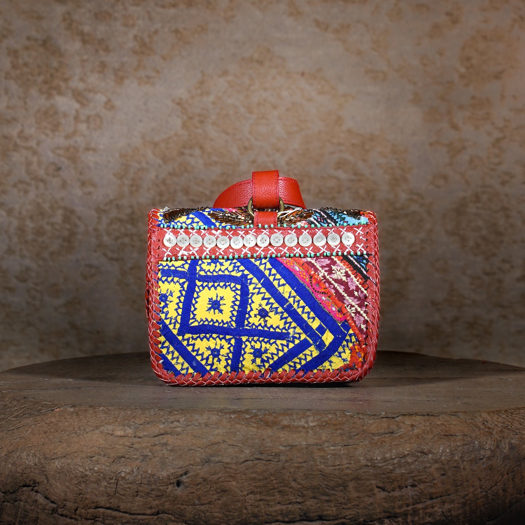 Burgundy Diya Belt Bag 013