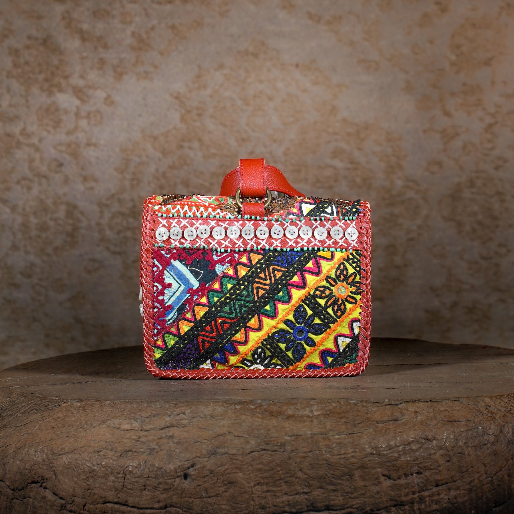 Burgundy Diya Belt Bag 019