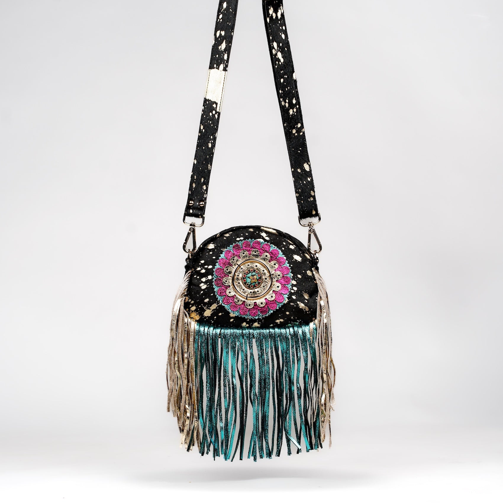 Black Flamingo Sling Bag