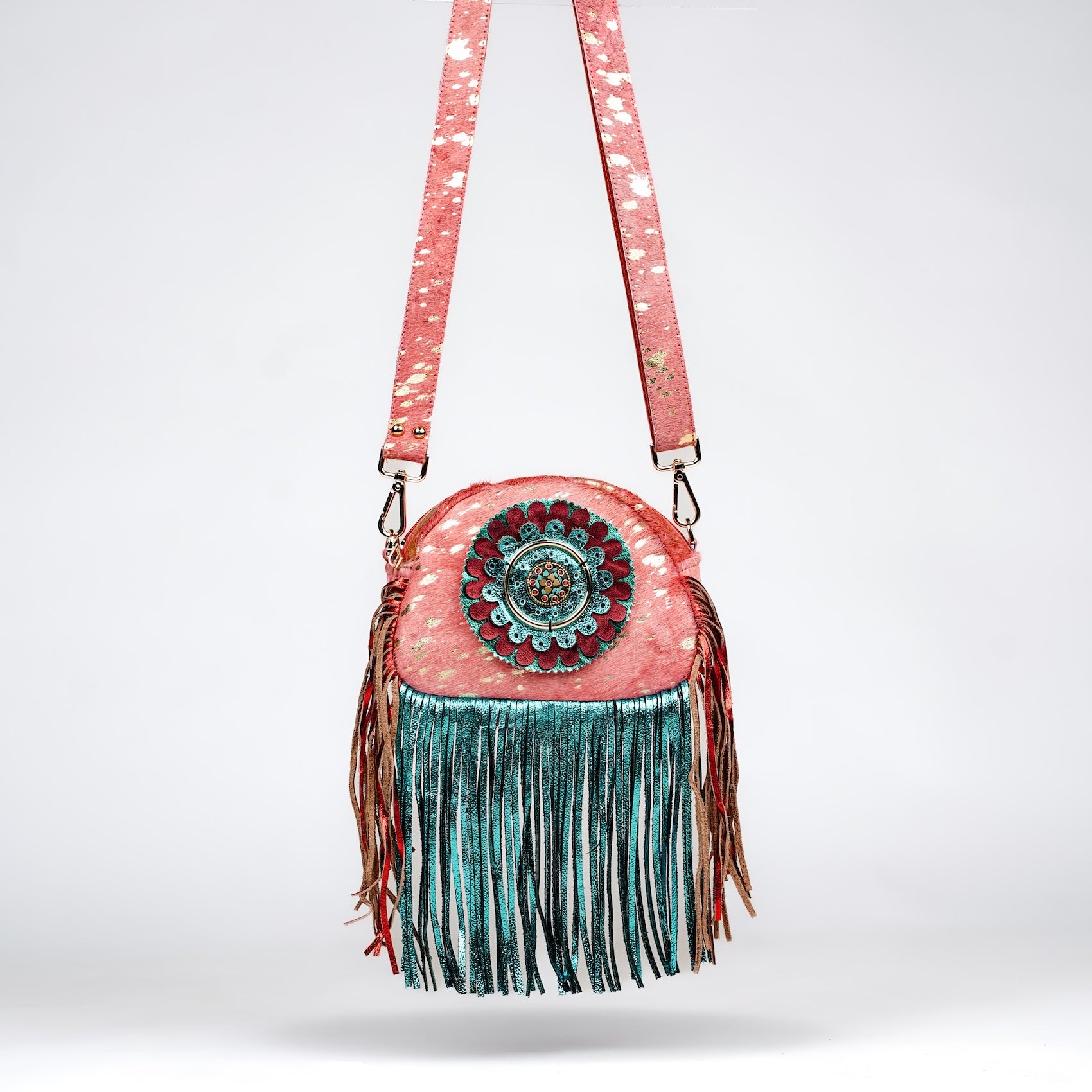 Peach Flamingo Sling Bag