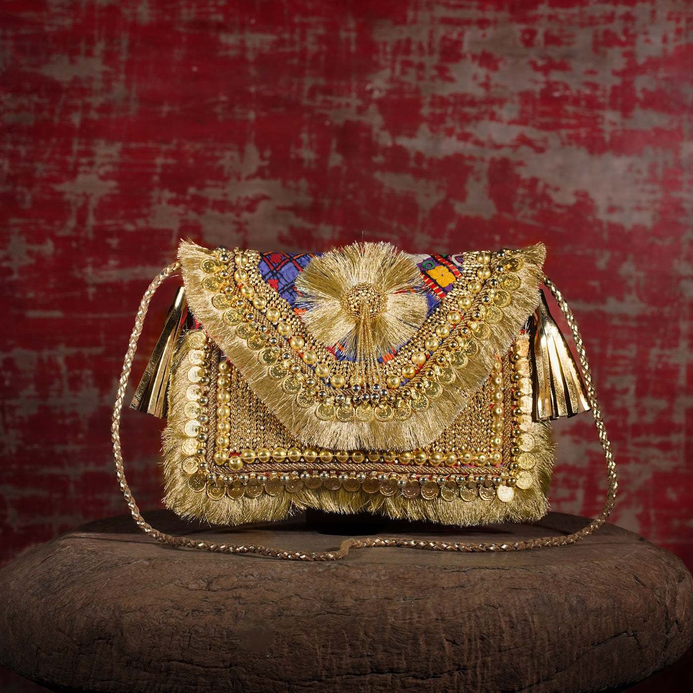 Gold Festive Clutch 002