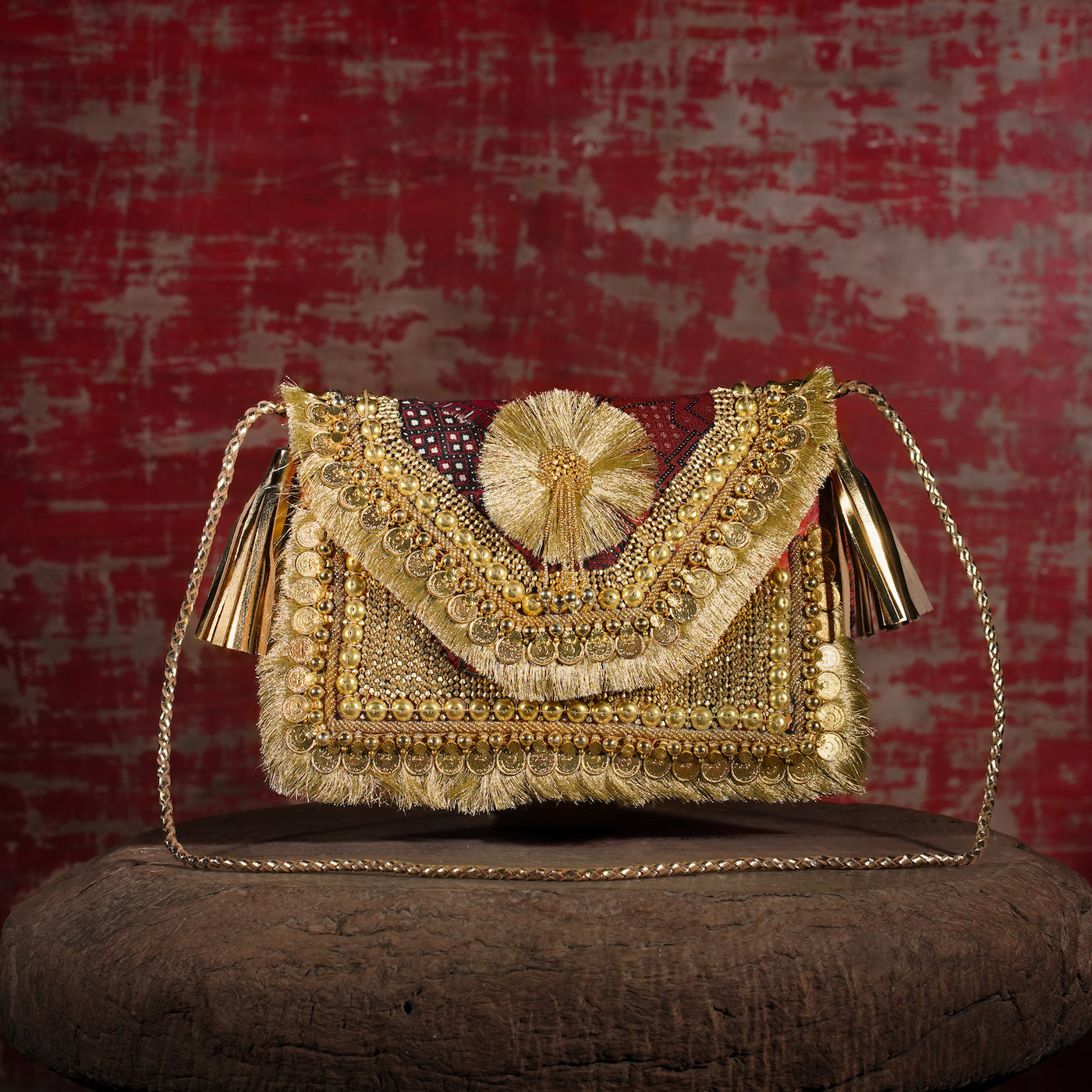 Gold Festive Clutch 004