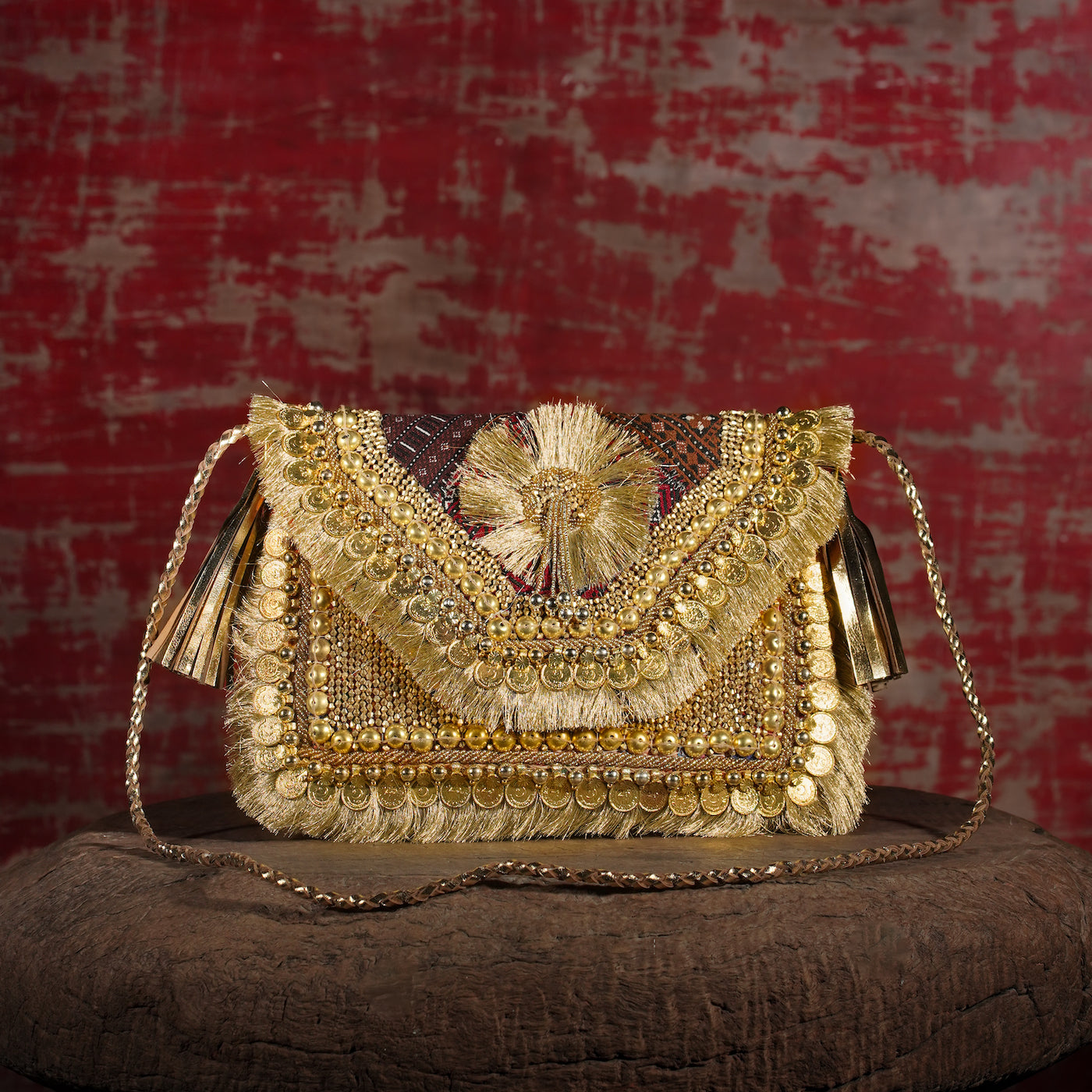 Gold Festive Clutch 005