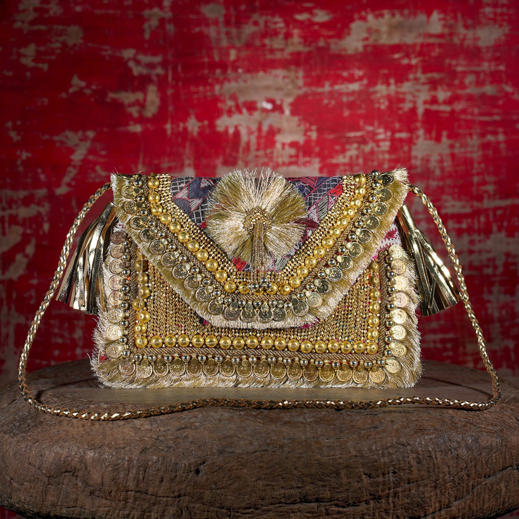 Gold Festive Clutch 011